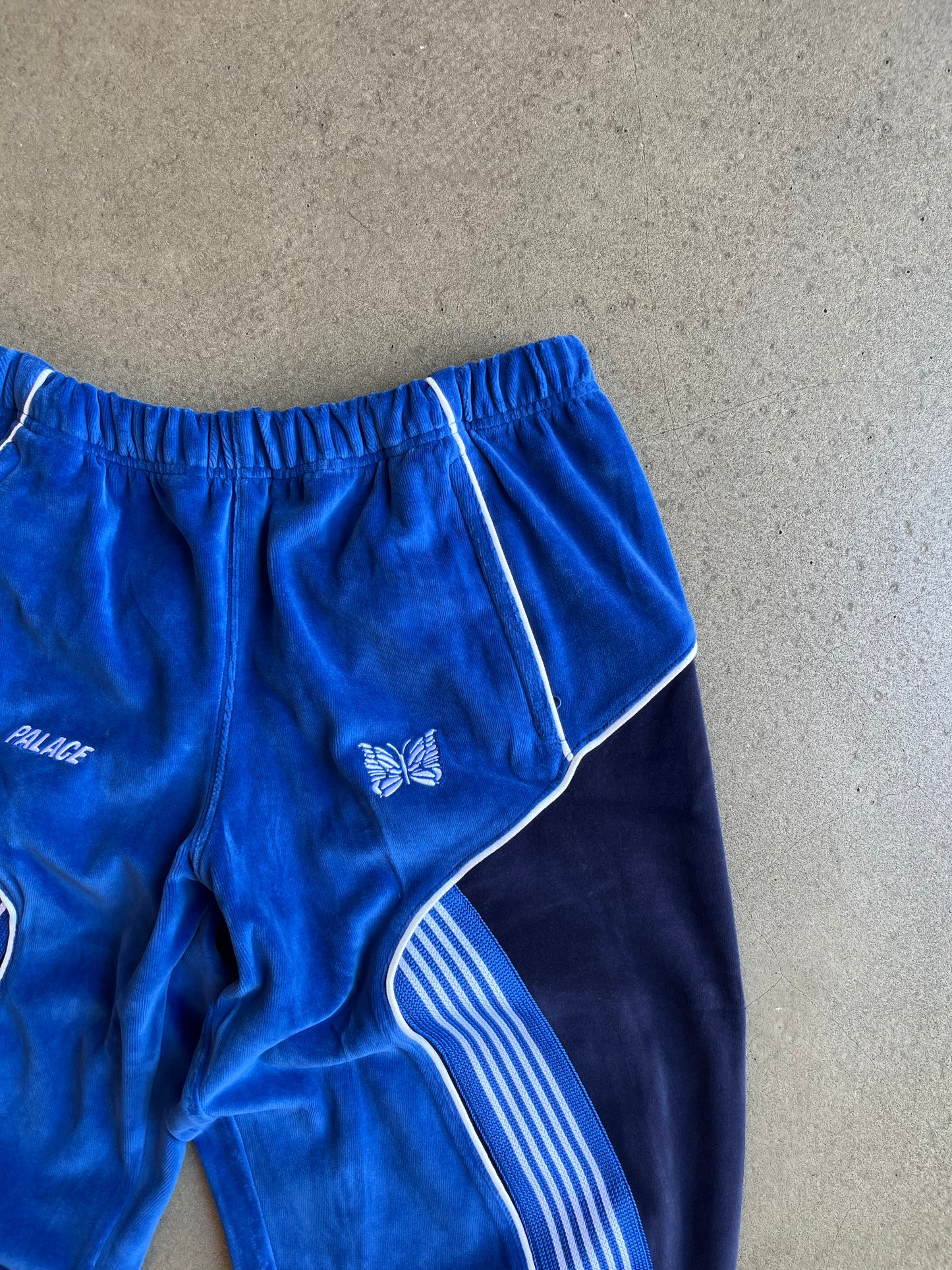 Palace X Needles Track Joggers Medium Blue