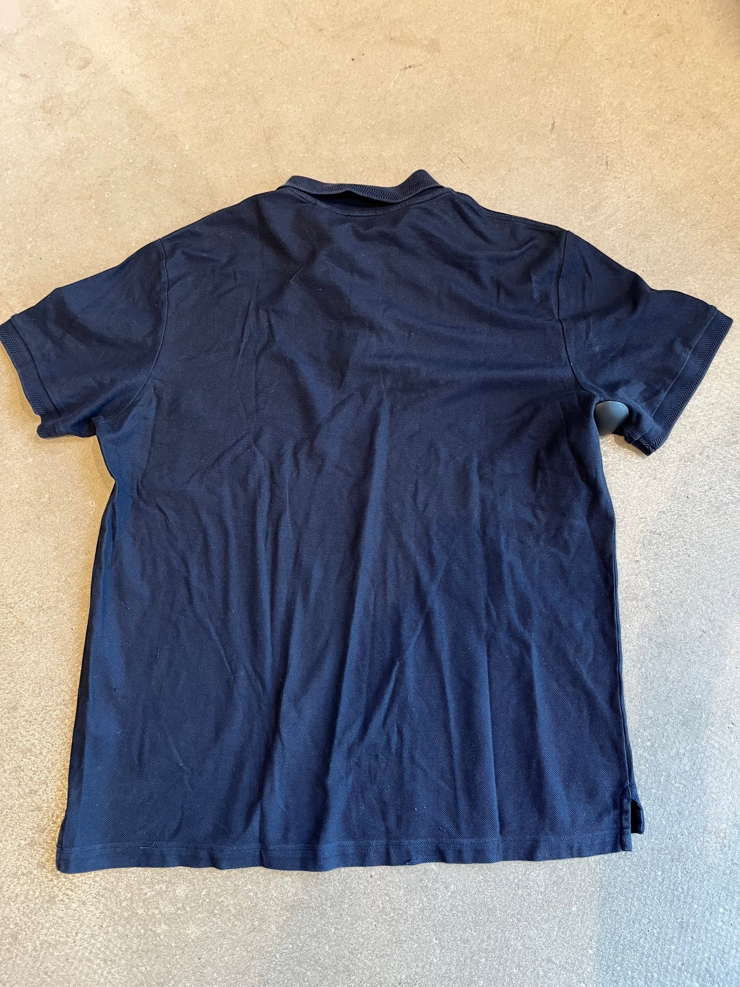 Burberry London Buttoned Polo Shirt XXL Navy