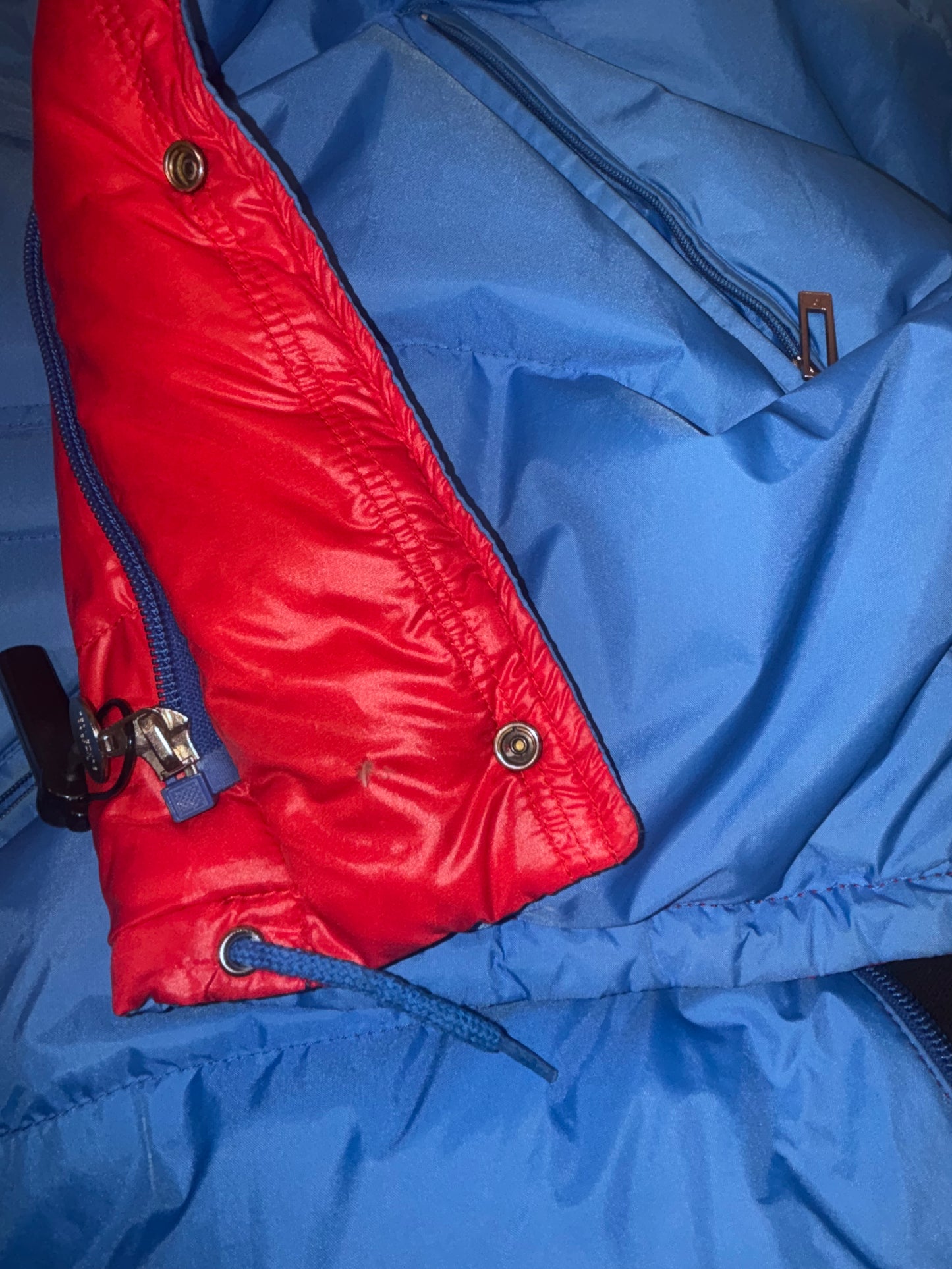 Moncler Gore-Tex Duvet Veritable Puffer Jacket Blue L