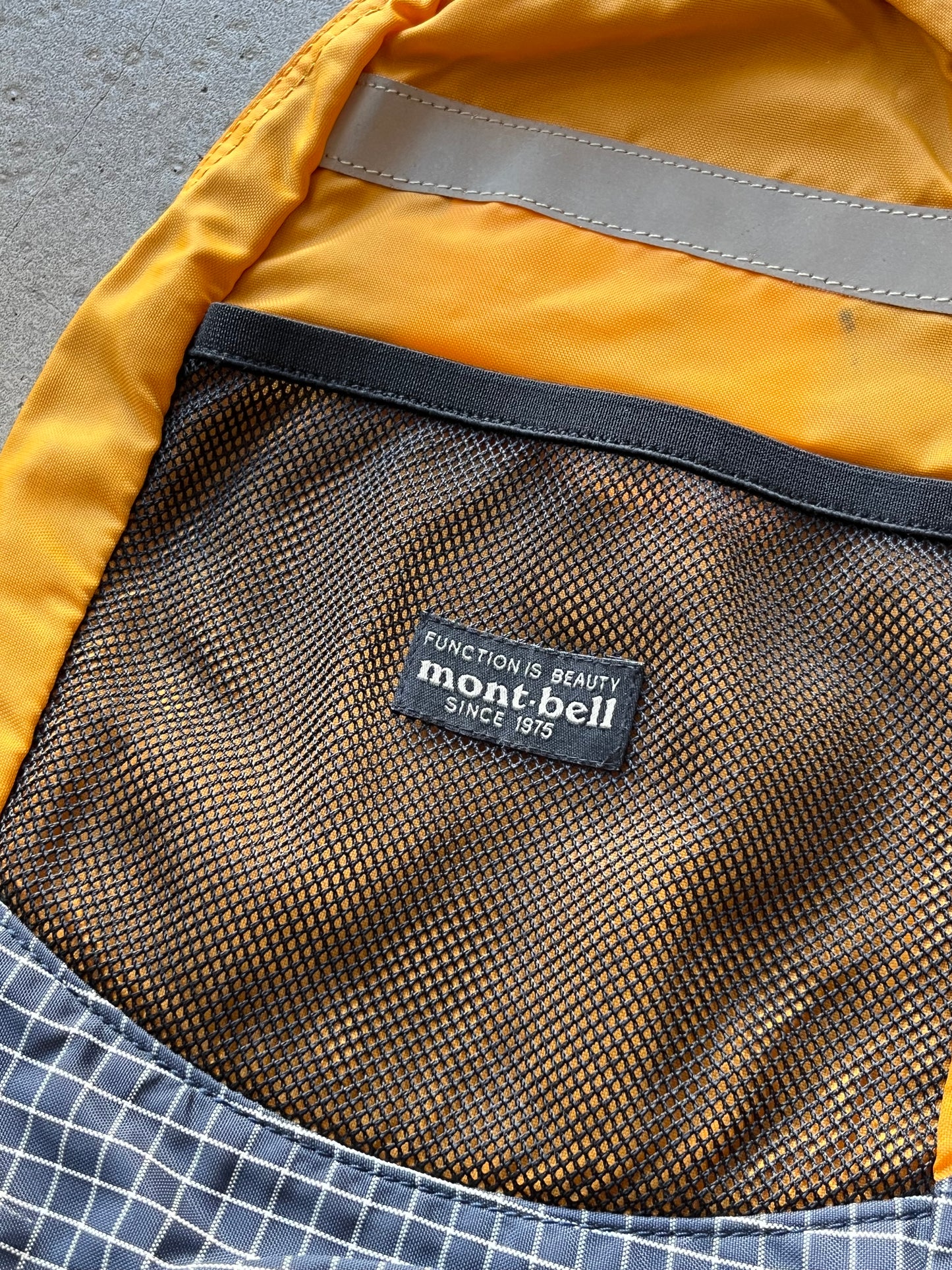 Mont-bell Mesh Outdoor Backpack Yellow