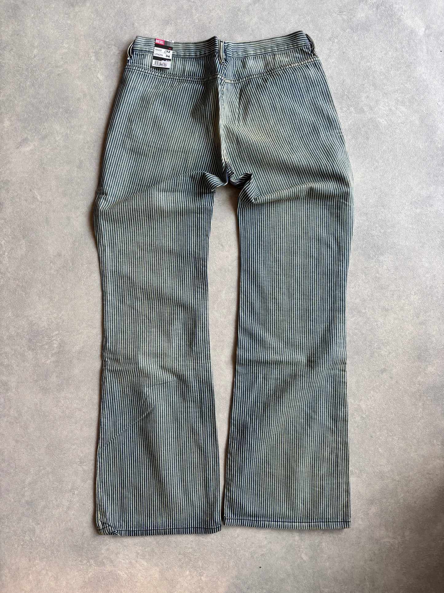 Diesel Faded Striped Daze Jeans