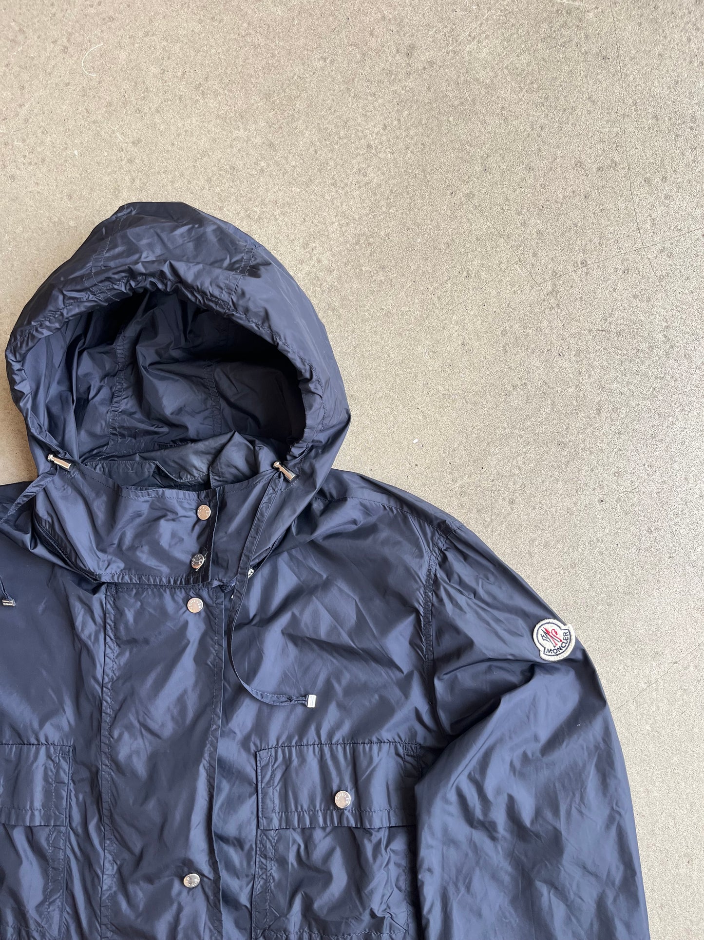 Moncler Nylon Trenchcoat Navy 3