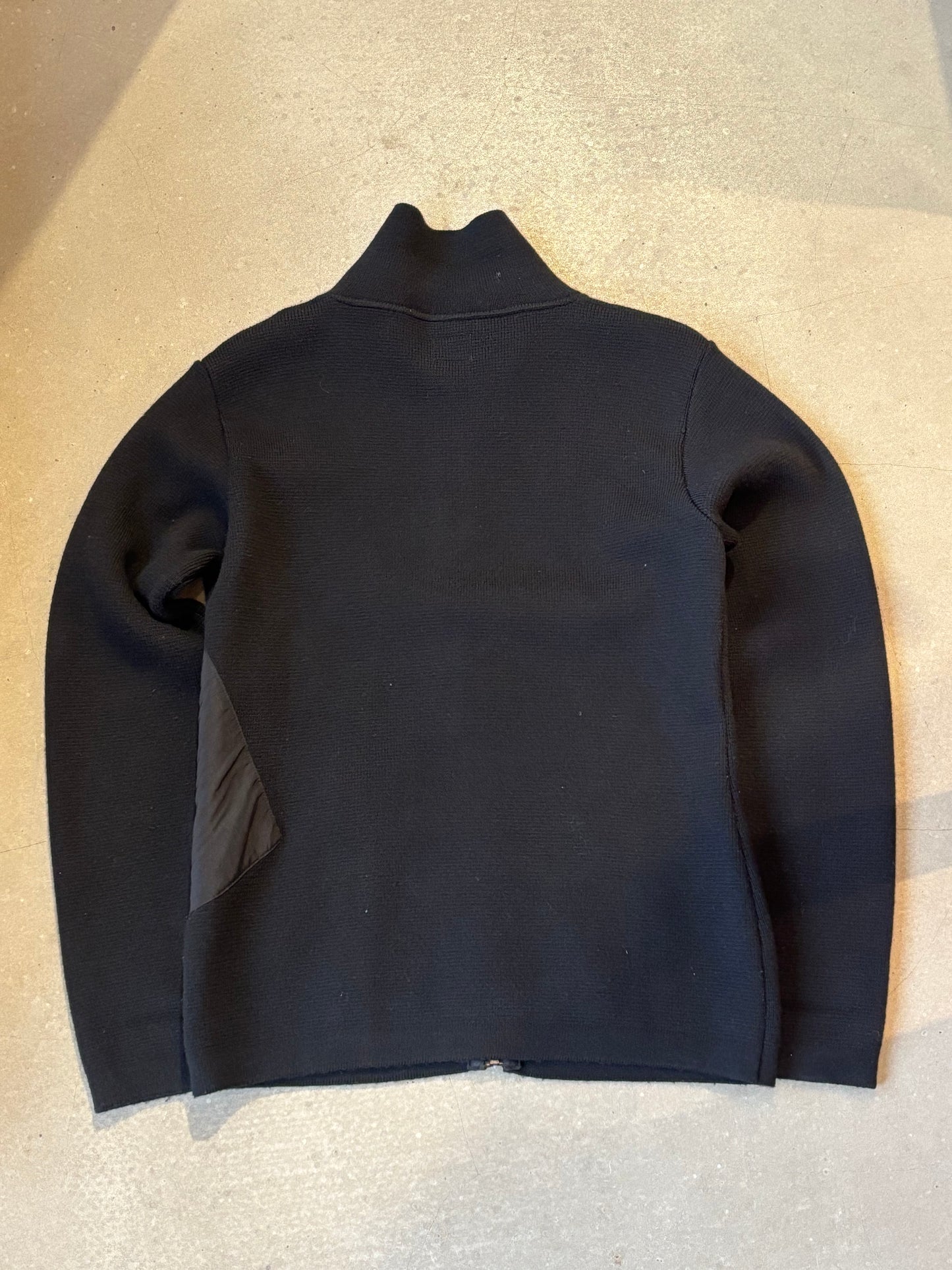 C.P. Company Knitted Zip Up Black L