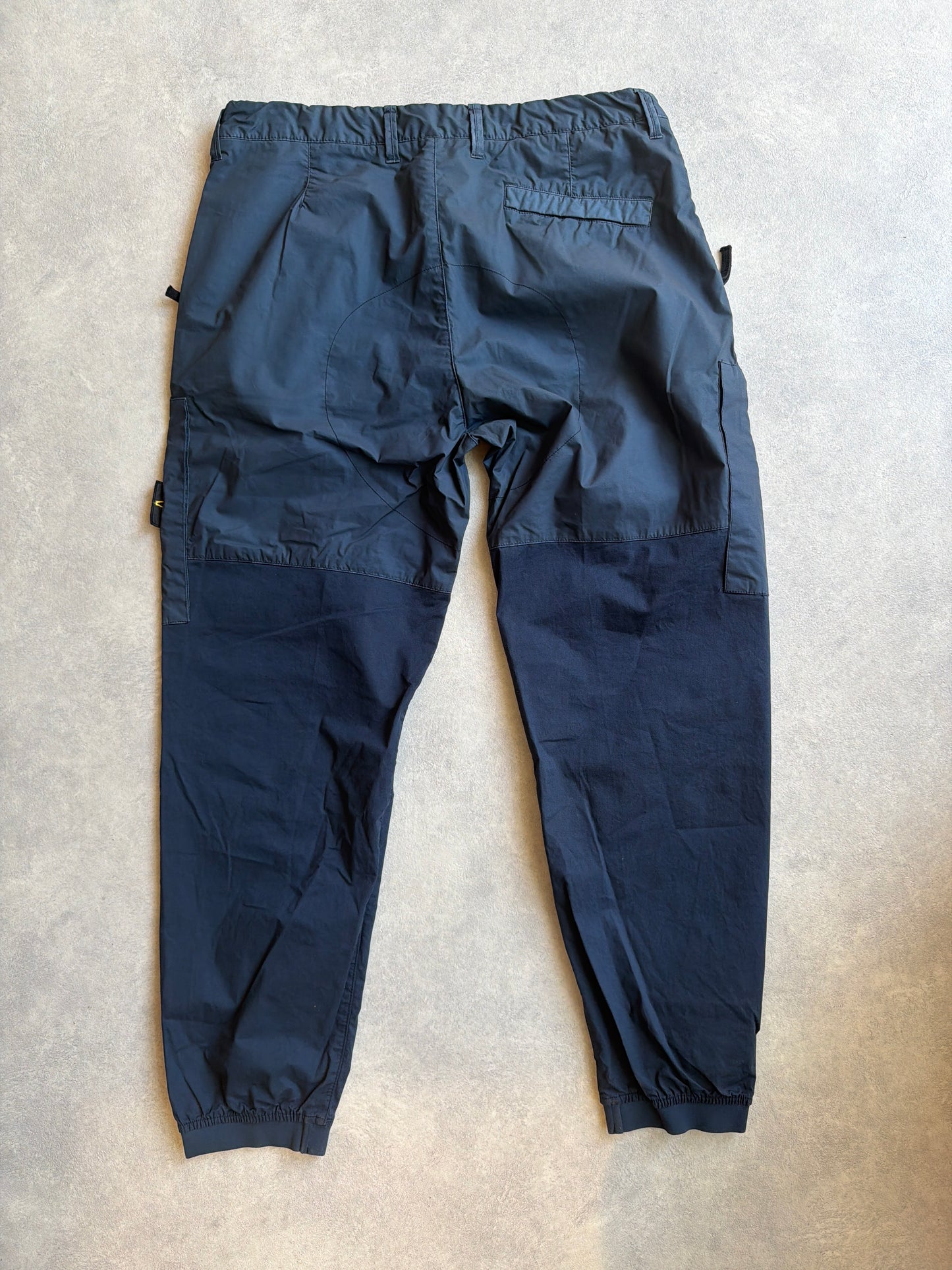 Stone Island Blue Zip Pocket Cargo L