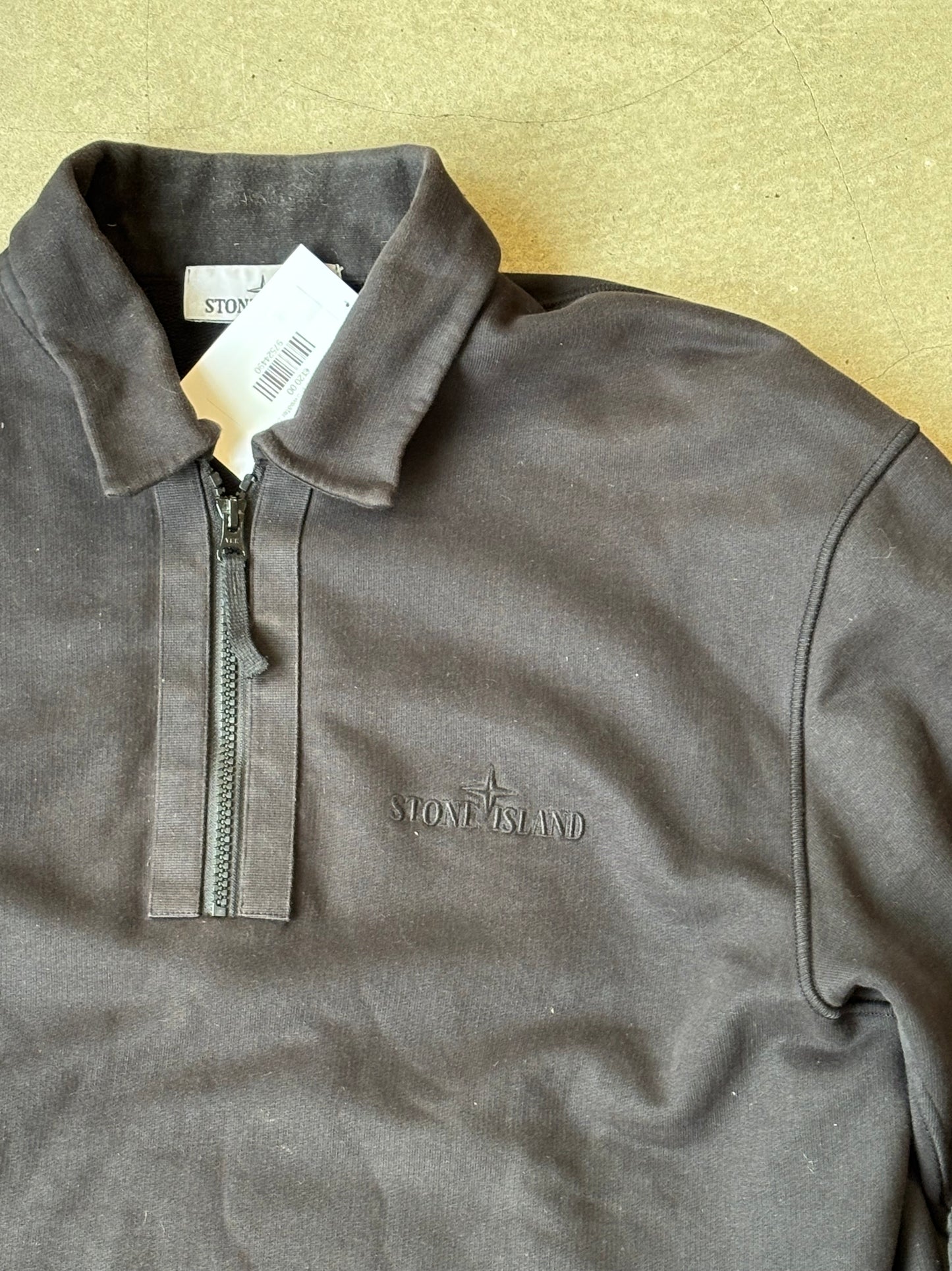 Stone Island Half Zip Sweater Black S