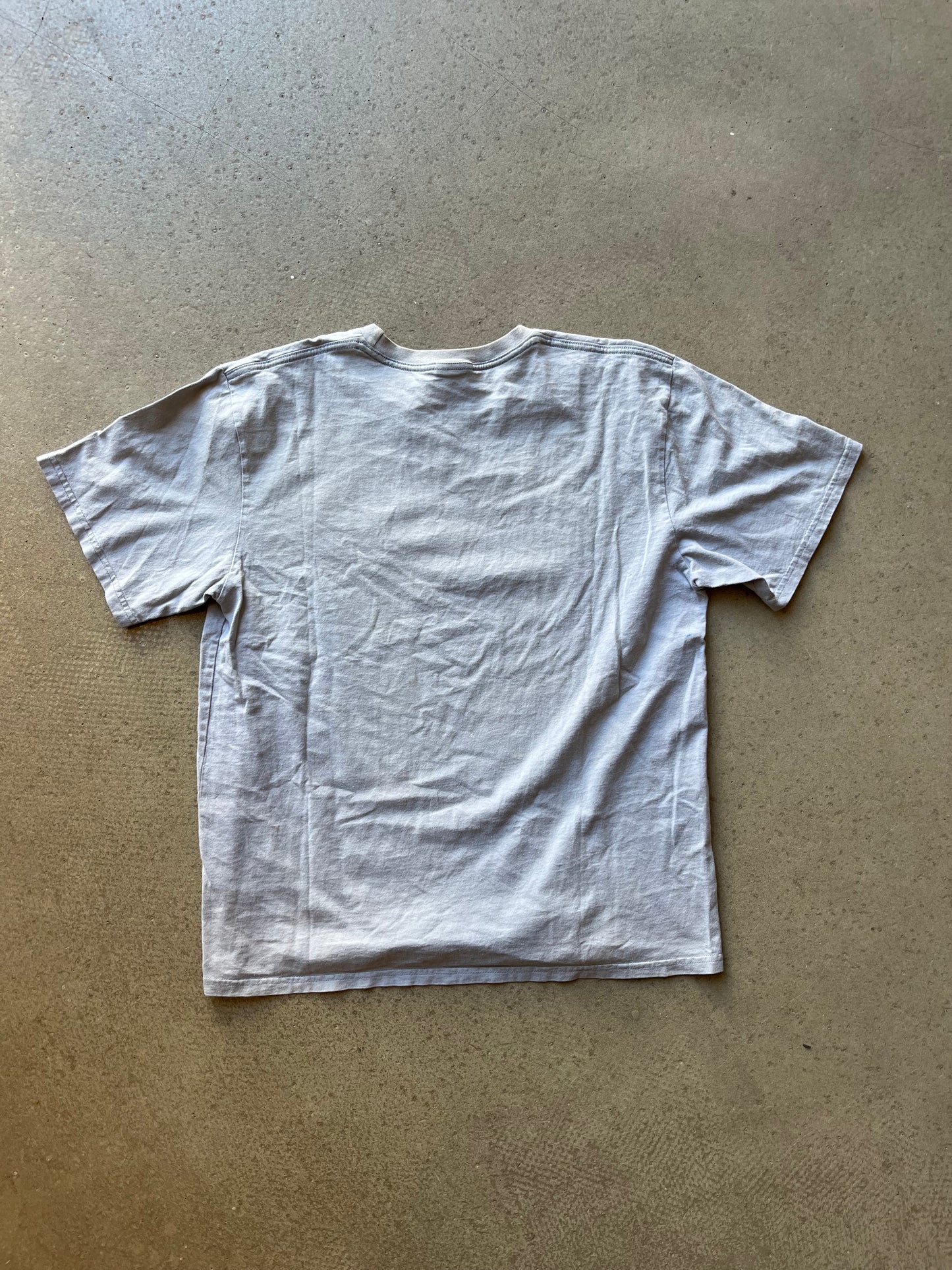 Vintage Nike Mini Logo Tee Grey Large