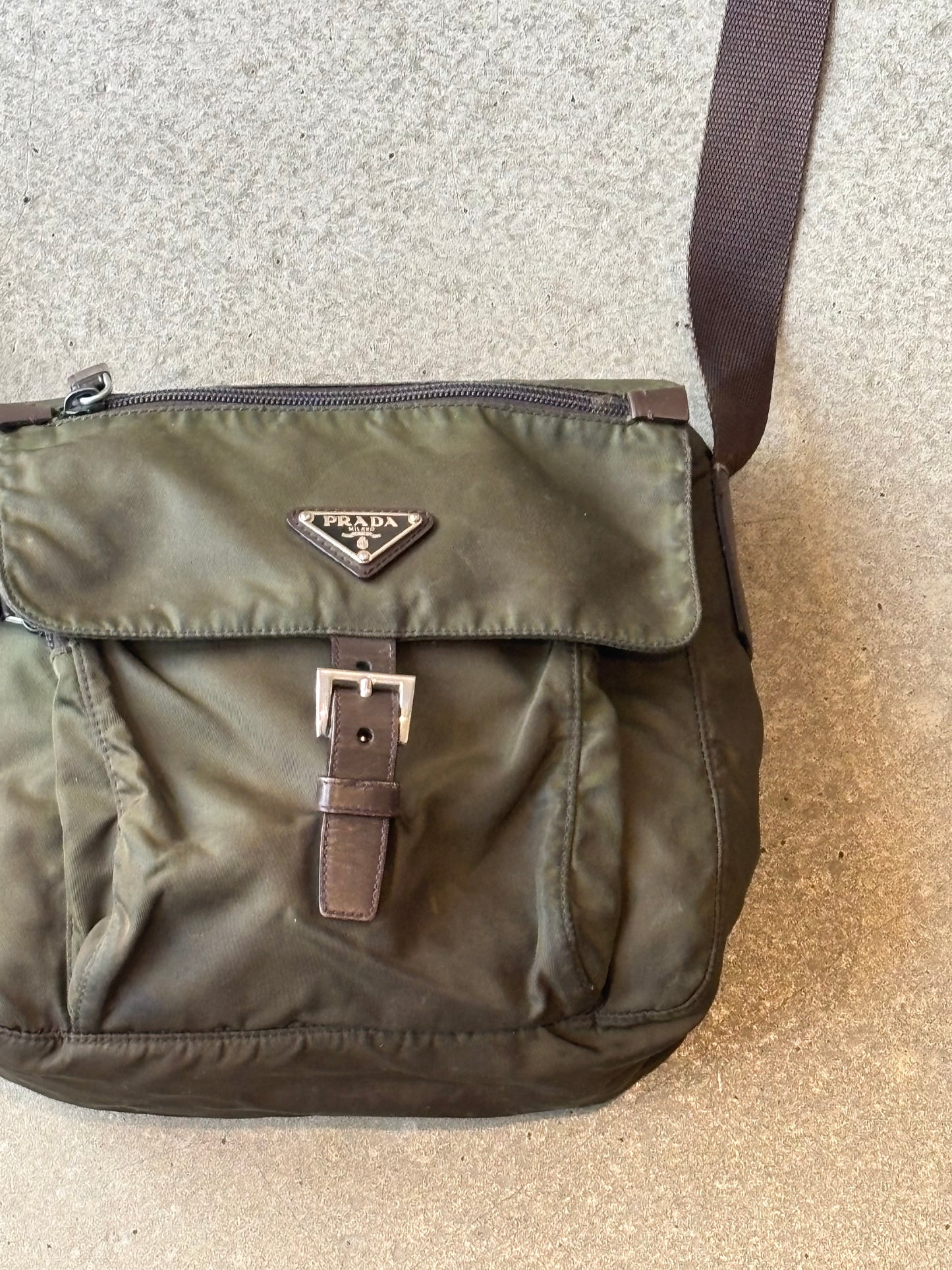 Prada Crossbody Bag Small Green
