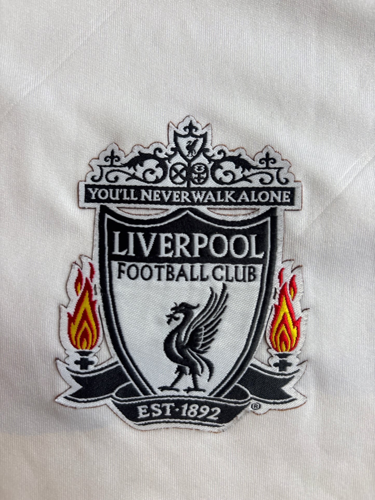 Adidas Liverpool 2011-2012 Jersey White XL