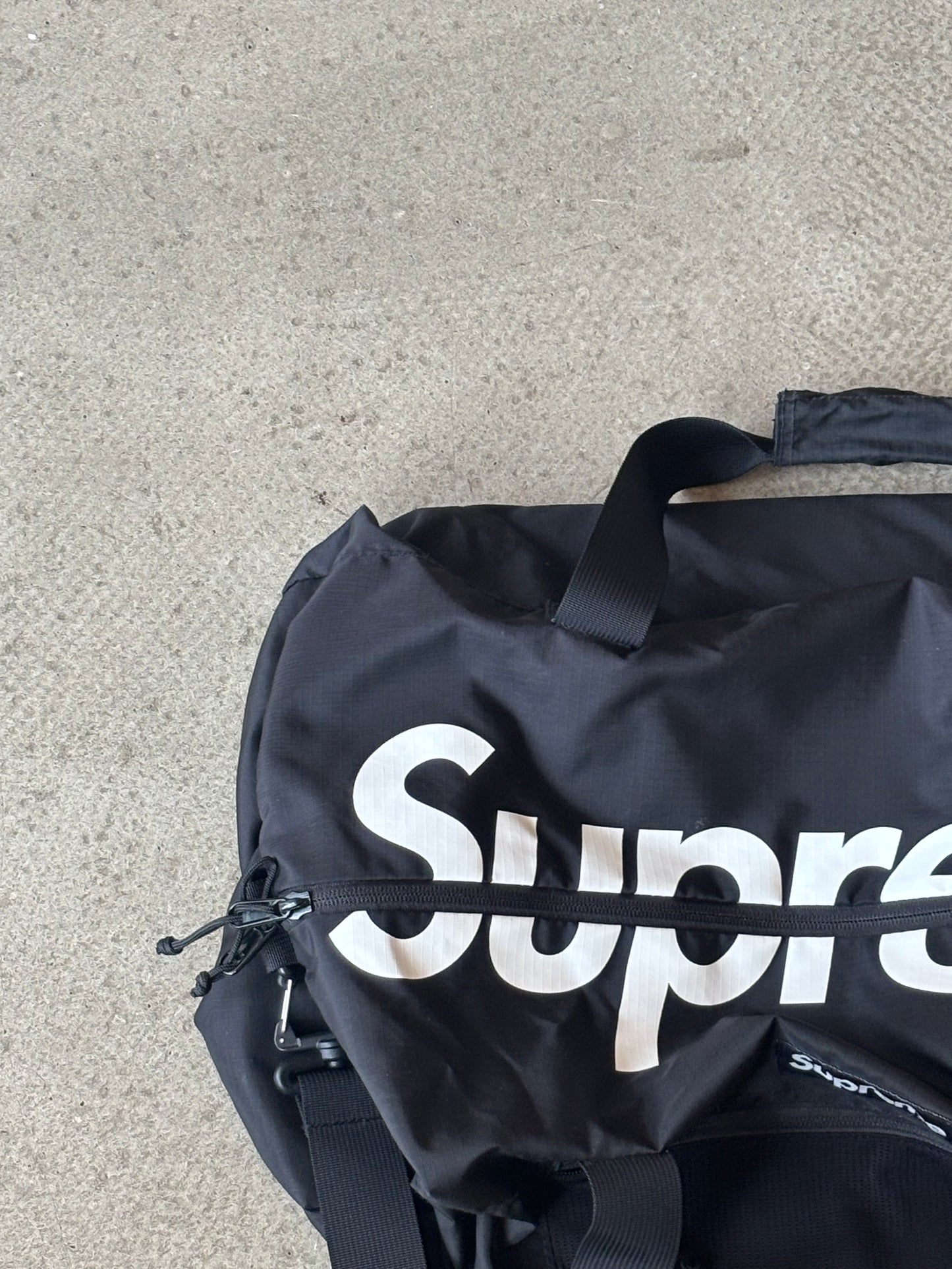 Supreme Cordura Duffle Bag SS17 2017 Black