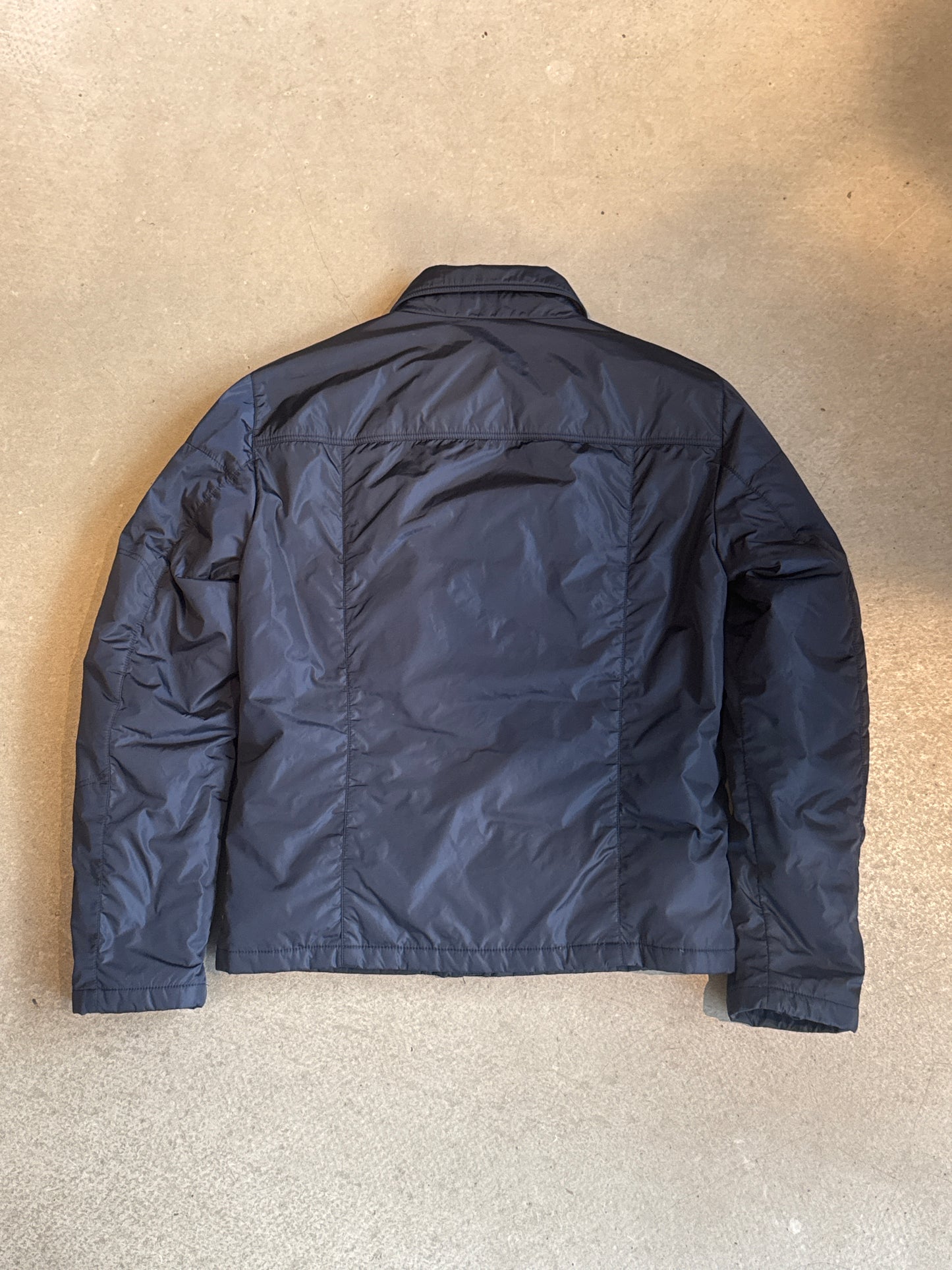 Prada Black Label Nylon Down Jacket Navy S