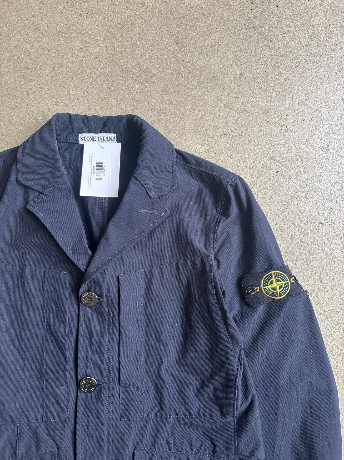 Stone Island Technical Zip Blazer Navy M
