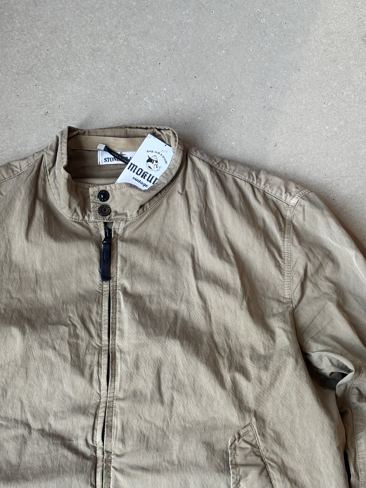 Stone Island Compass Ribbon Jacket Beige XXL