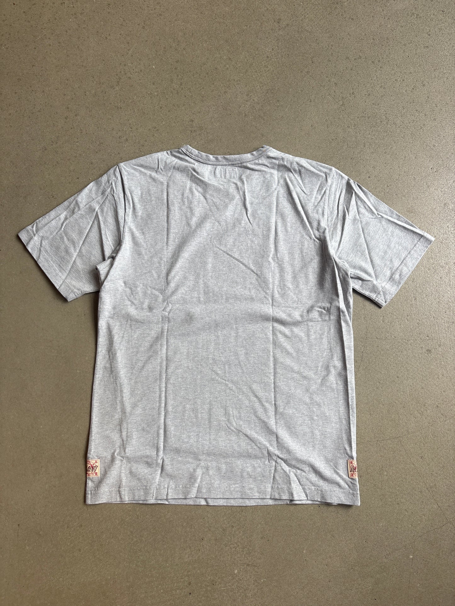 Palace x Evisu Logo T-Shirt Grey Marl