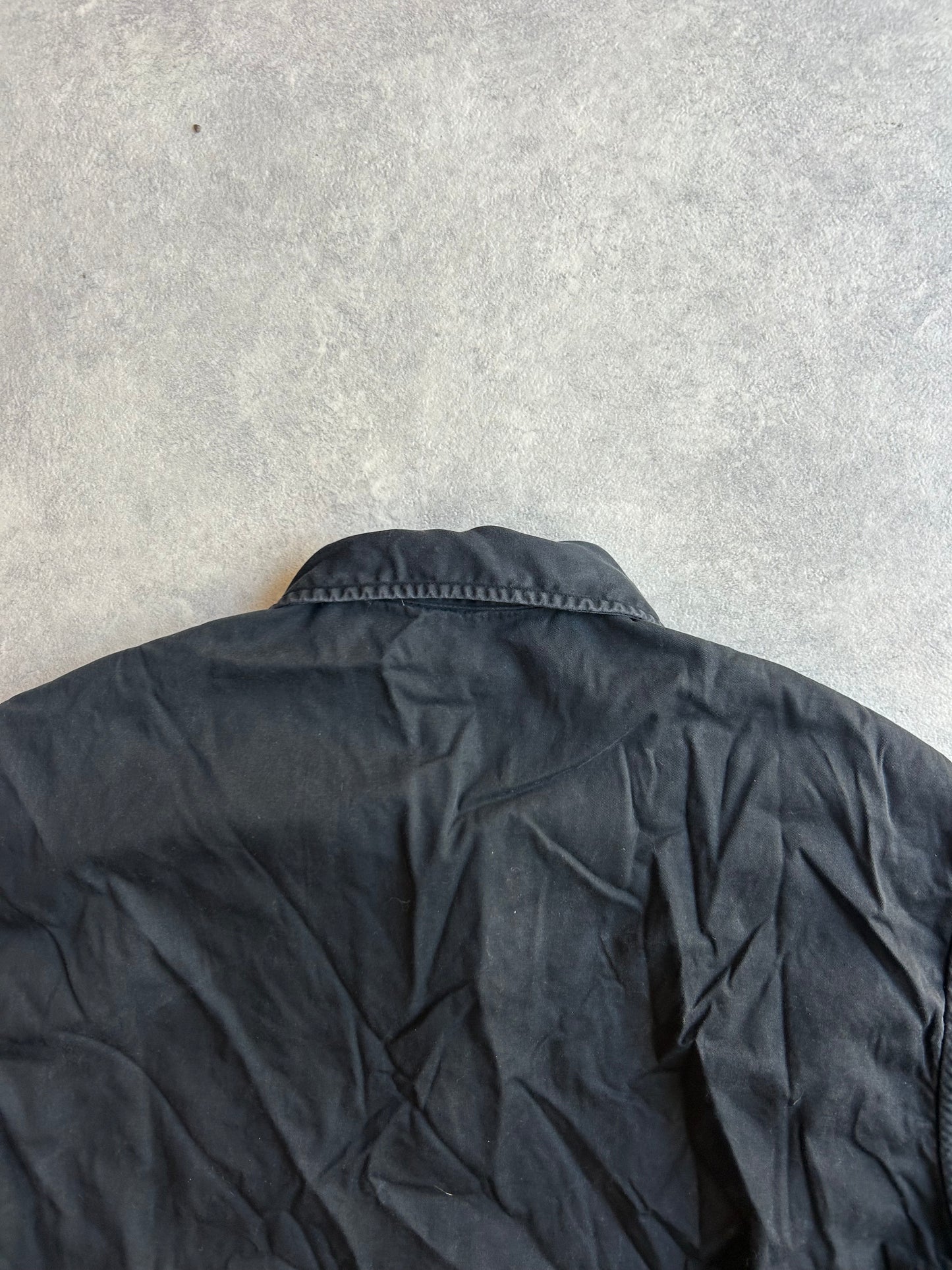 Stone Island Button Overshirt Black XL