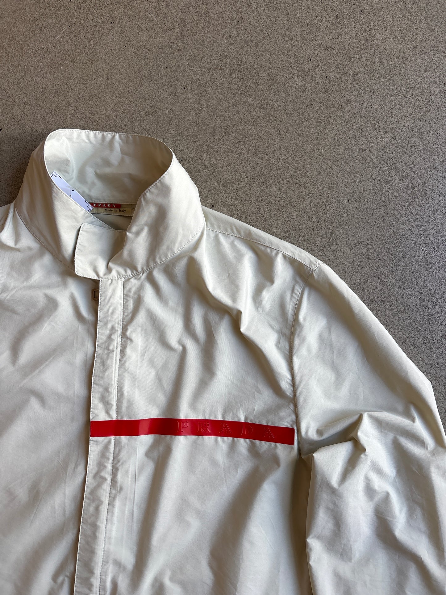 Prada Linea Rossa Windproof Popeline Technic Jacket Size 48 XL