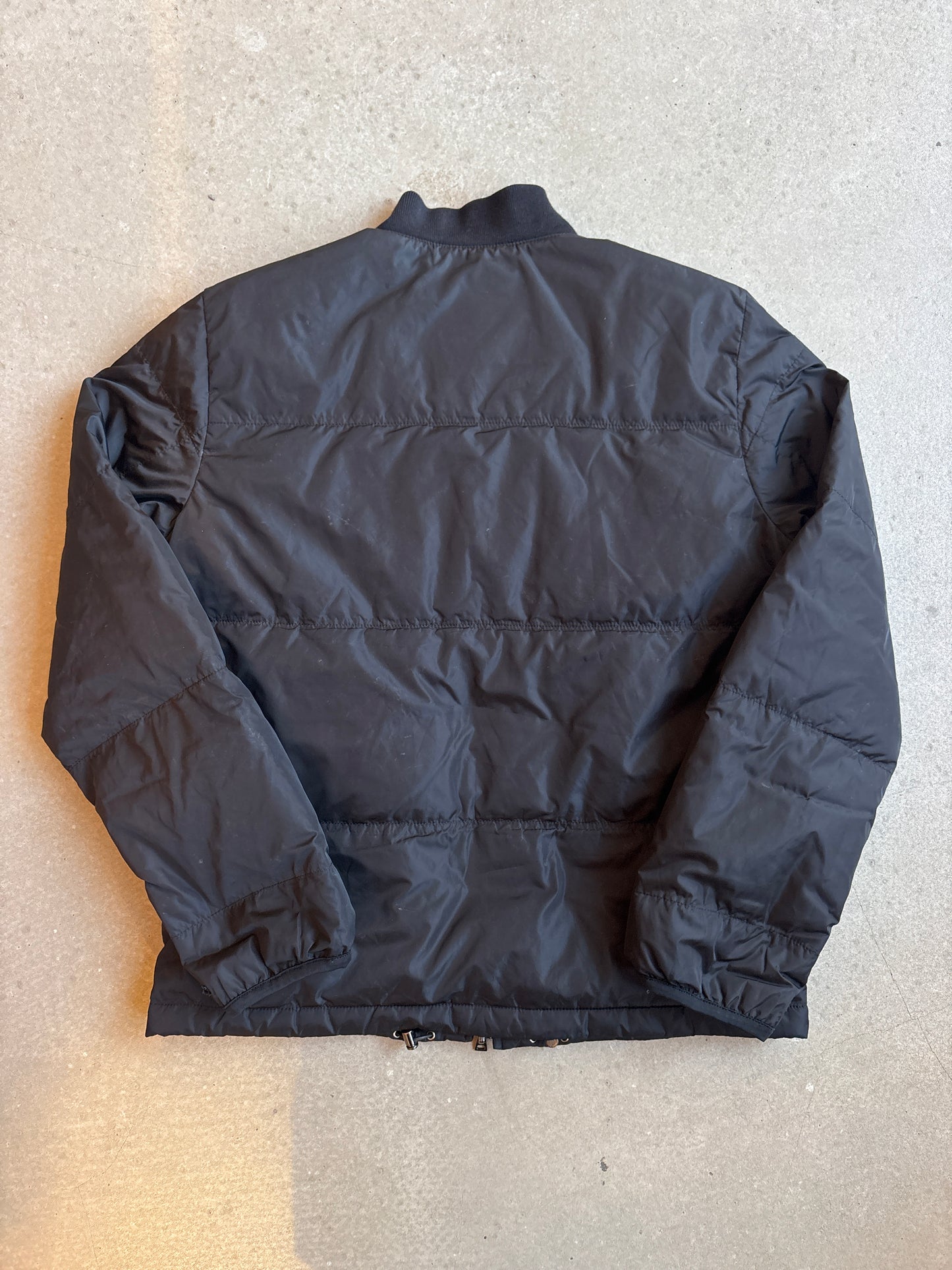 Prada Padded Bomber Jacket Black M