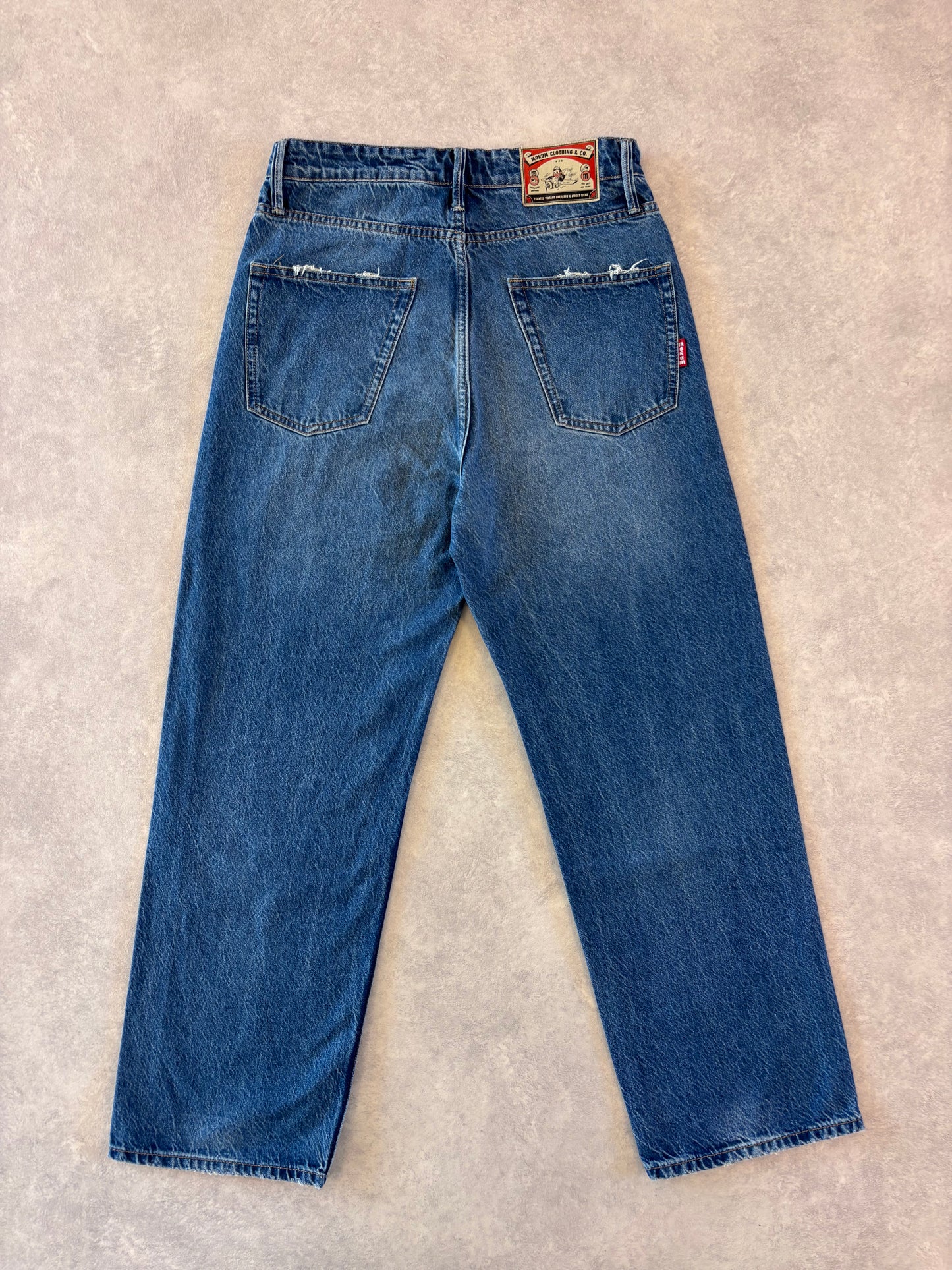 Mokum Clothing 1016LR Original Baggy Jeans - Blue