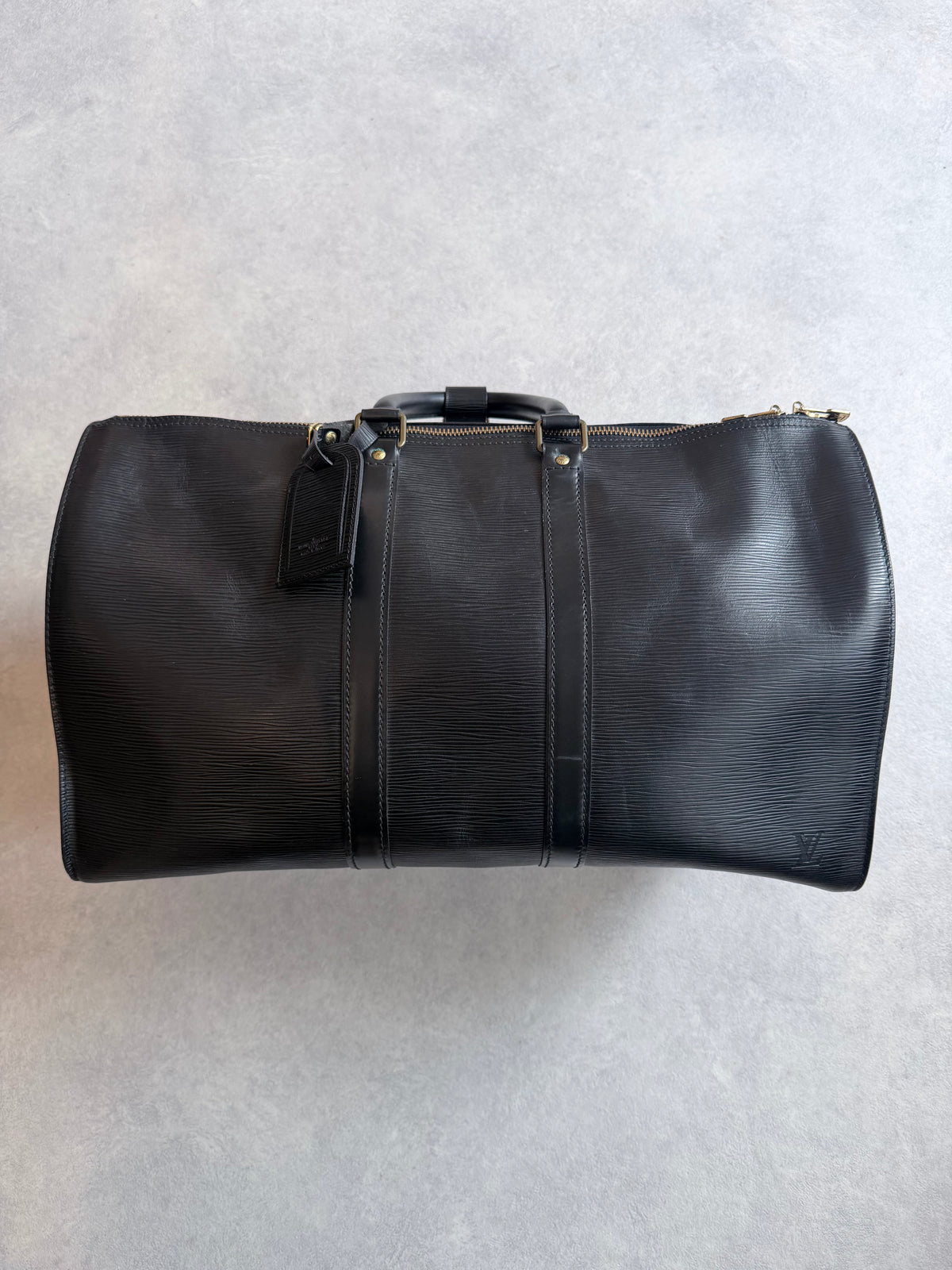 Louis Vuitton Epi Keepall 45 Weekend Bag Black