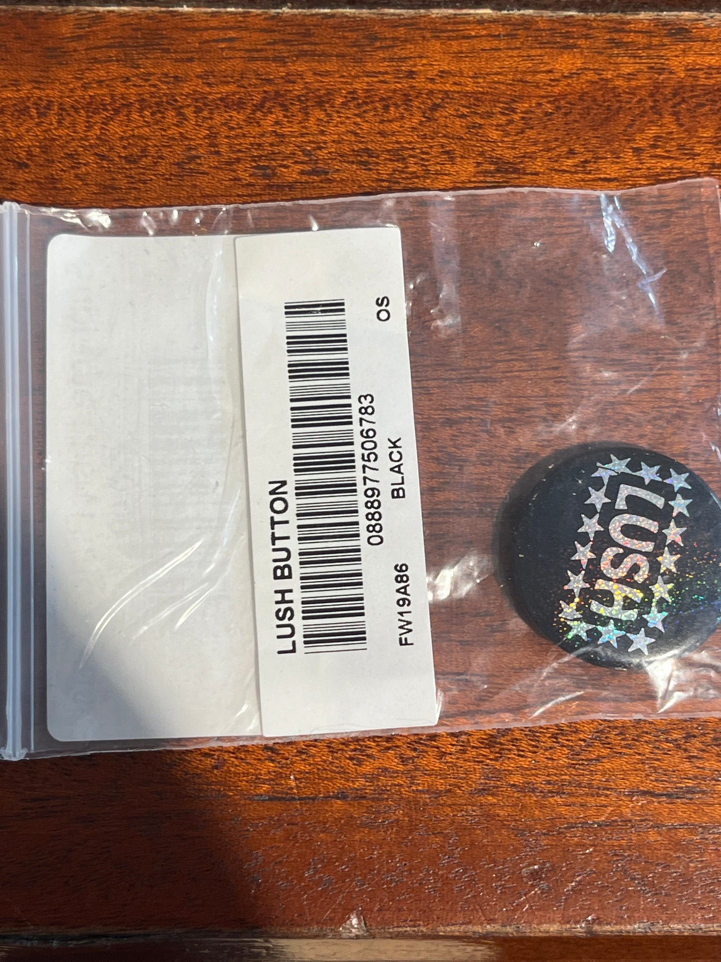 Supreme Lush Button Black