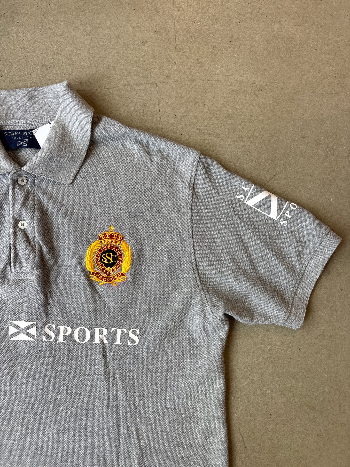 Scapa Sports Polo Grey M