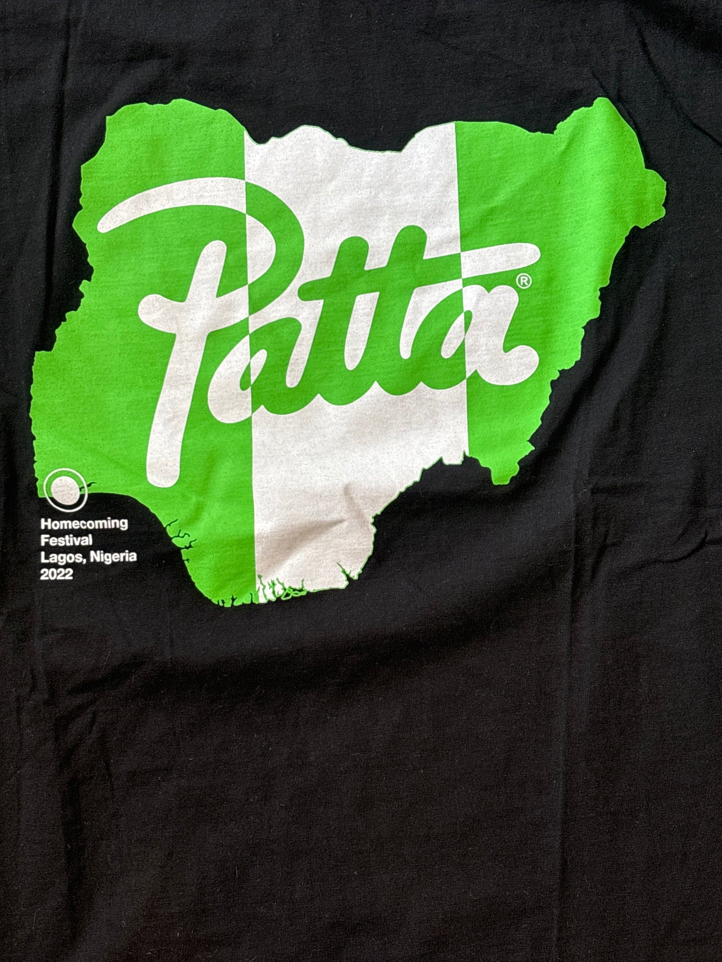 Patta x Homecoming Lagos 2022 Tee Black L