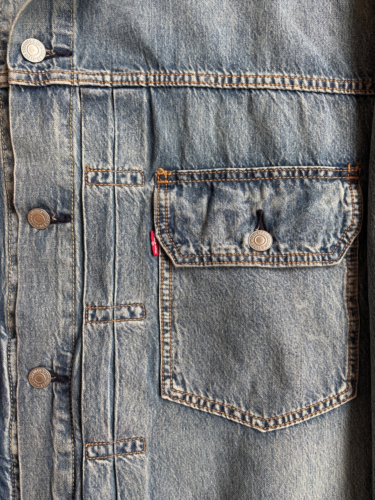 Levis Premium Denim Jacket Blue L