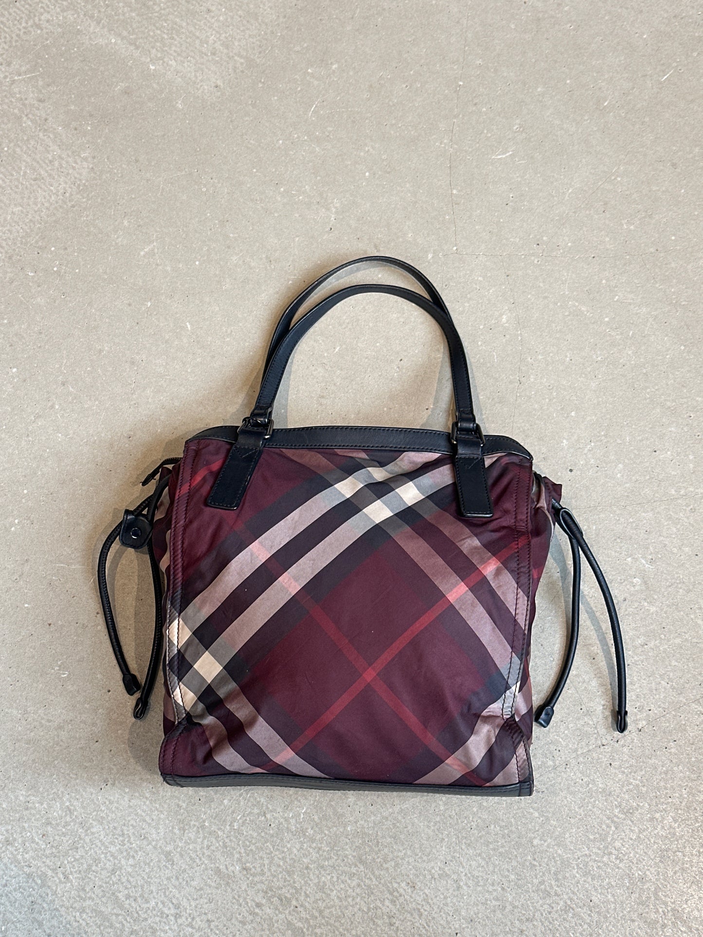 Burberry Buckleigh Tote Bag Burgundy