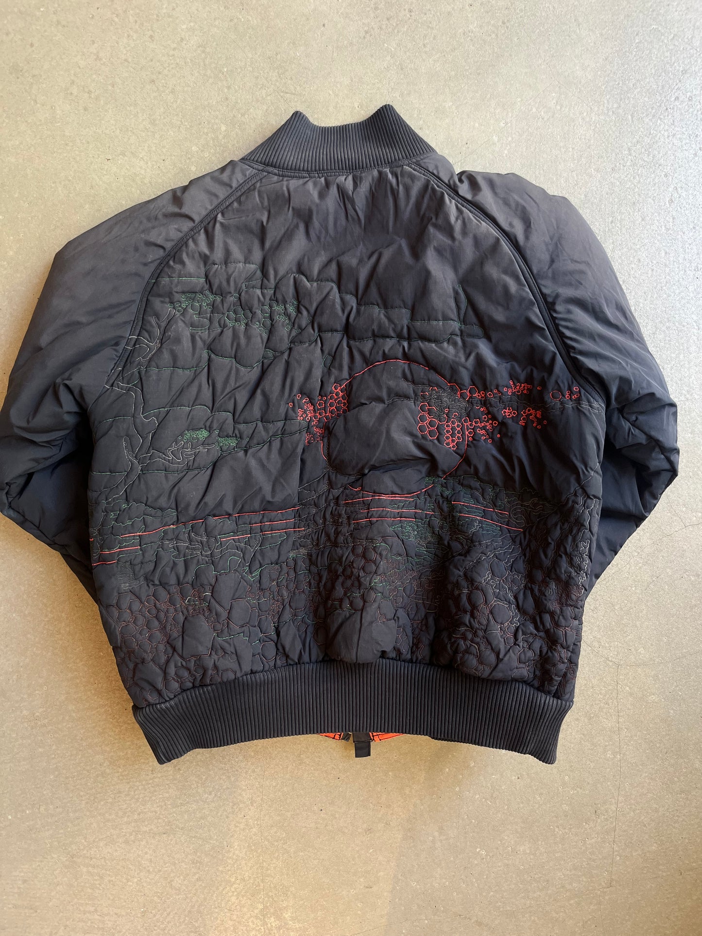 Maharishi Stitched Bomber Jacket Black Large