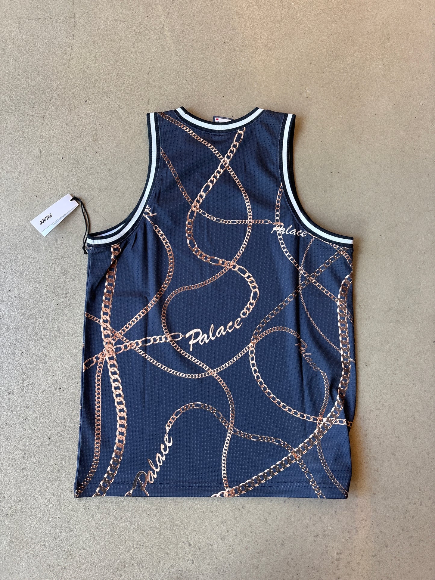 Palace Chain Basketball Vest Navy
