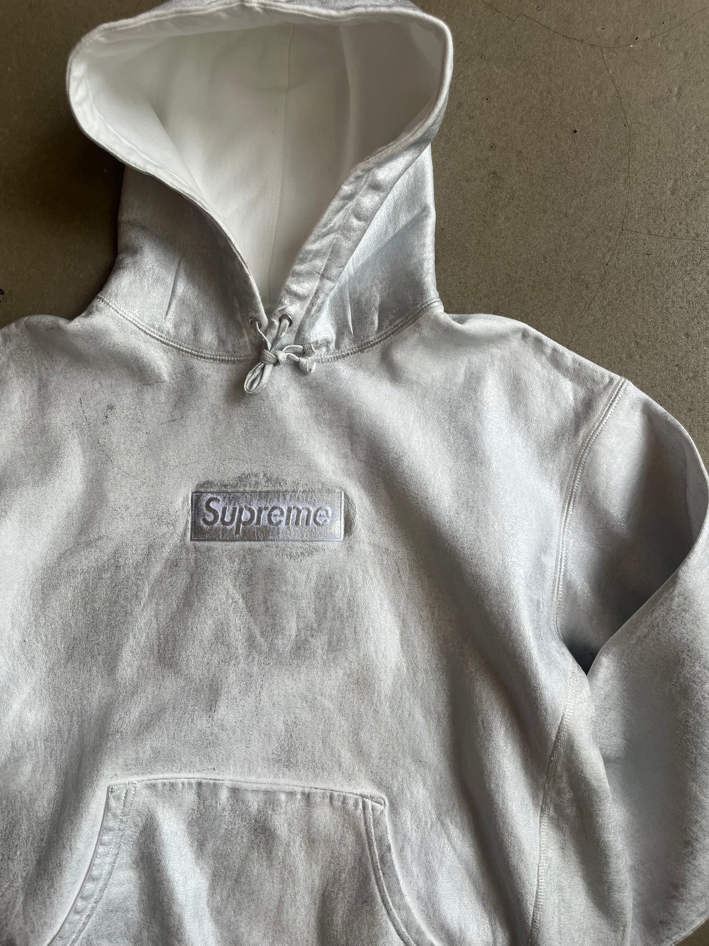 Supreme MM6 Maison Margiela Foil Box Logo White L