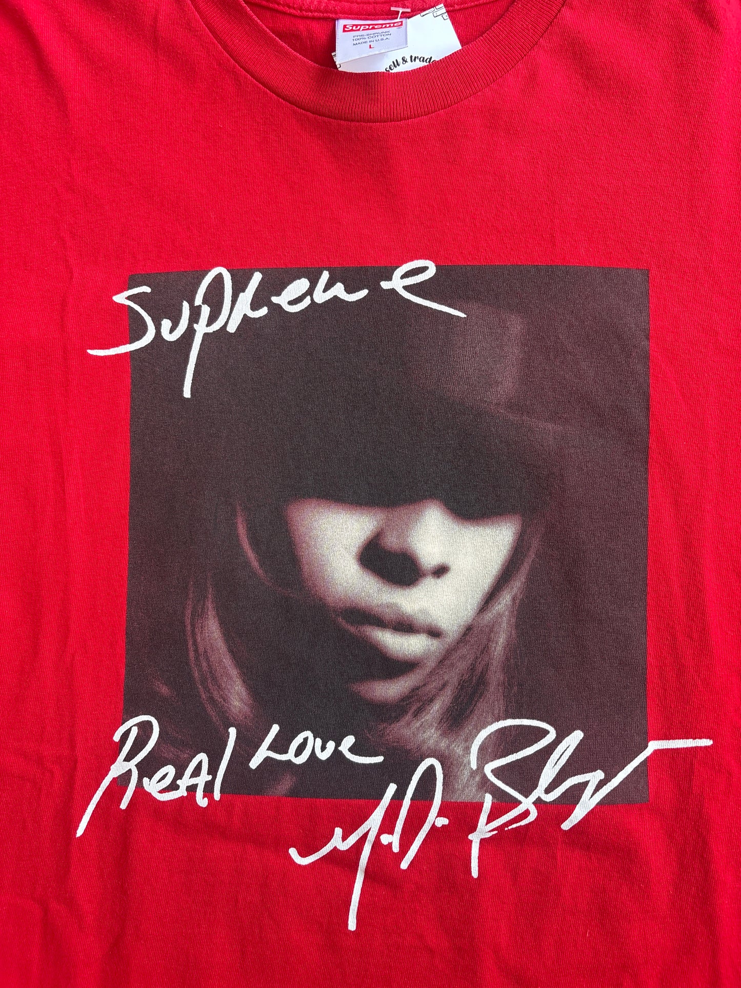Mary J. Blige Supreme T-shirt Red L
