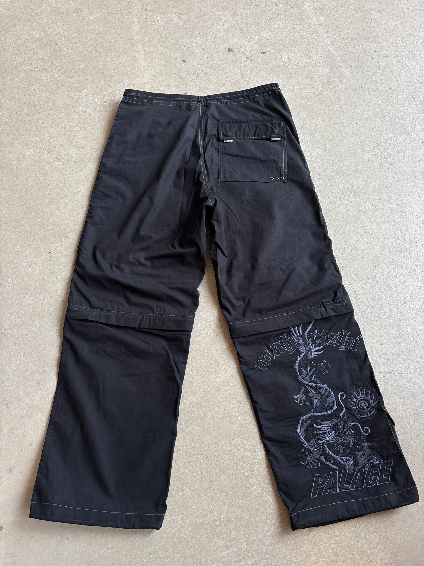Palace X Maharishi Zip Off Snopants Black Small