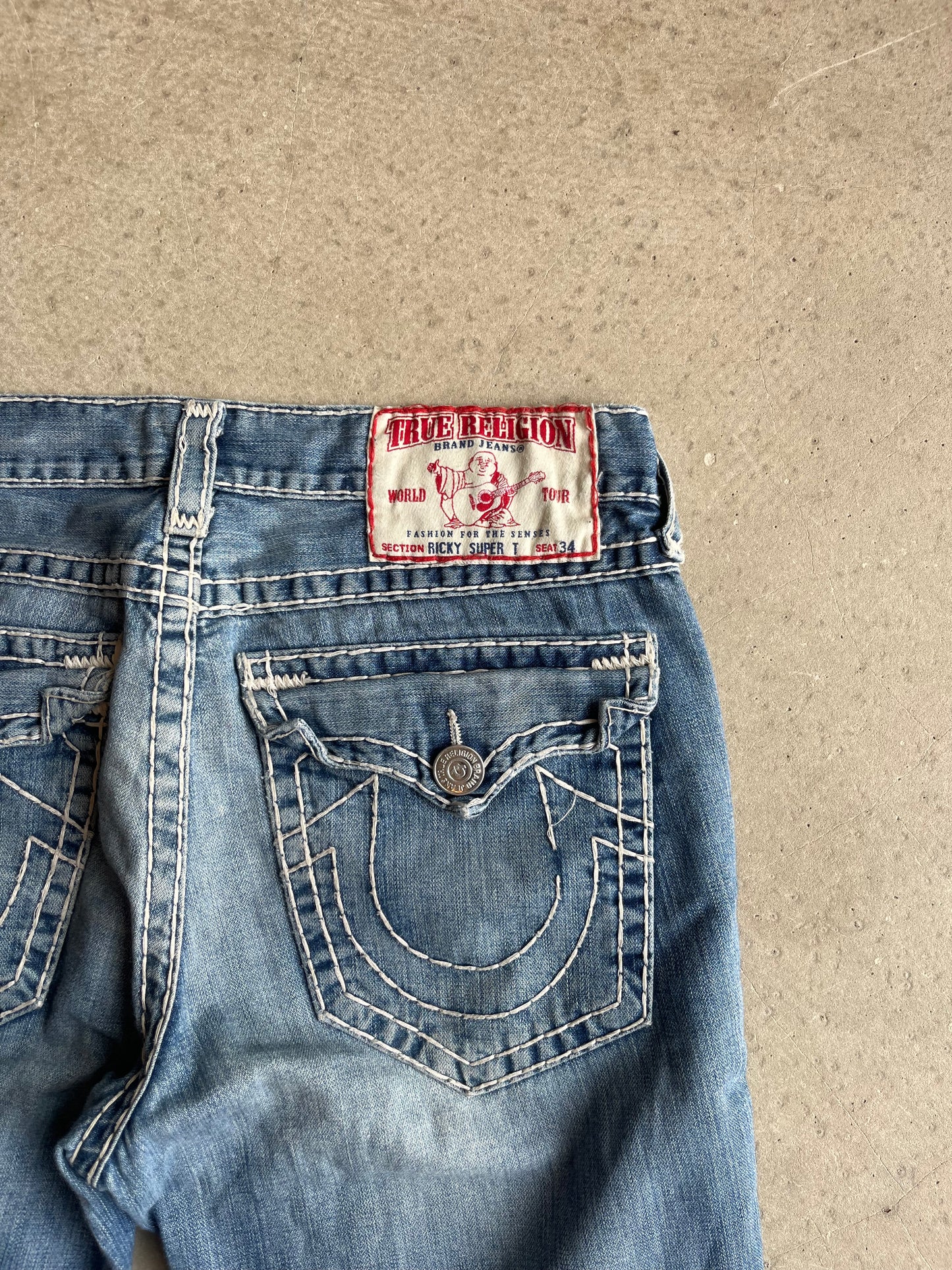 True Religion Ricky Super T Jeans 36
