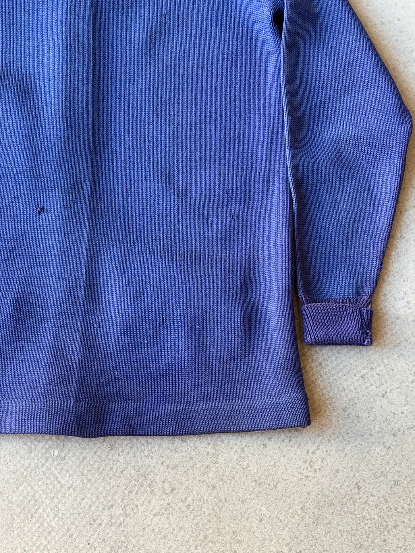 Vintage 60s The Californian Award Wool Cardigan Navy XL