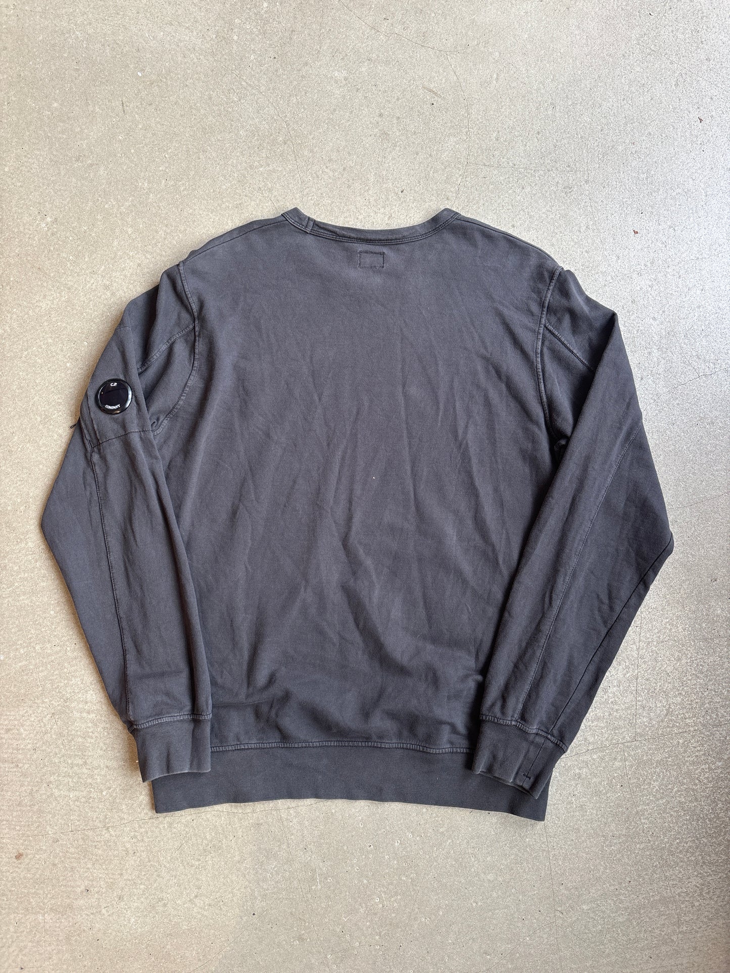 `C.P. Company Lens Roundneck Sweatshirt Black L