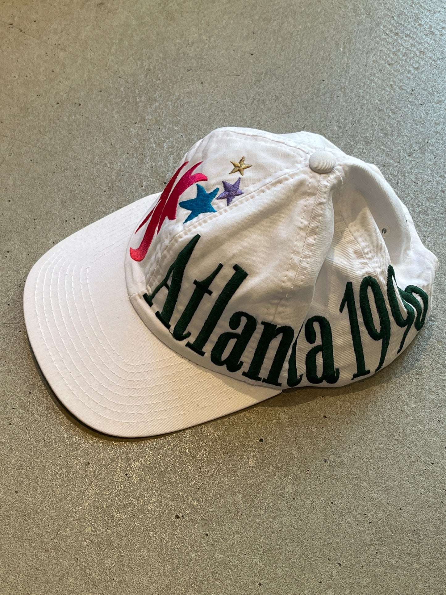 Vintage 1996 Starter Atlanta Olympic Games Snapback Cap White