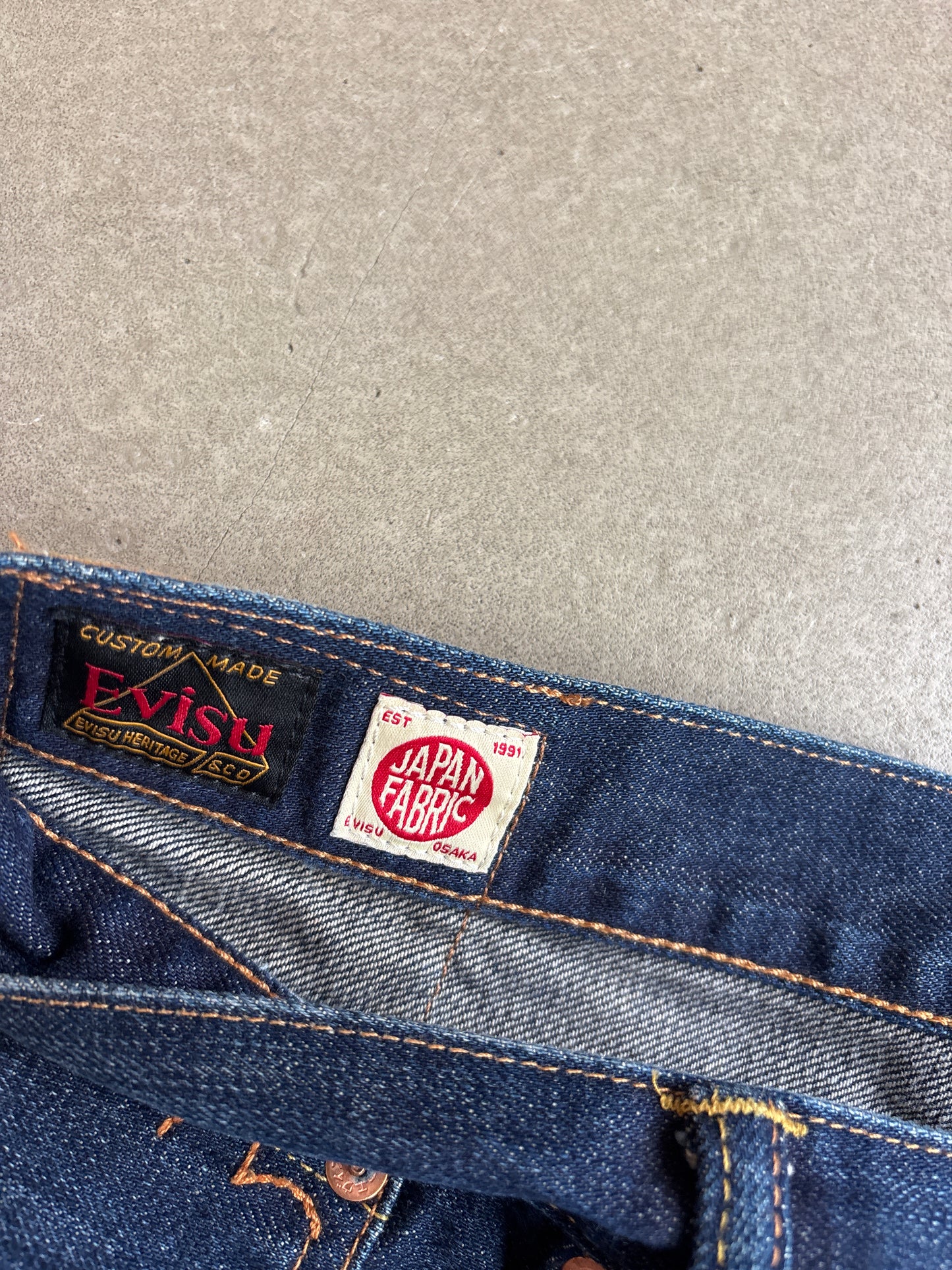 Evisu Jeans 32x34 Osaka Fabric