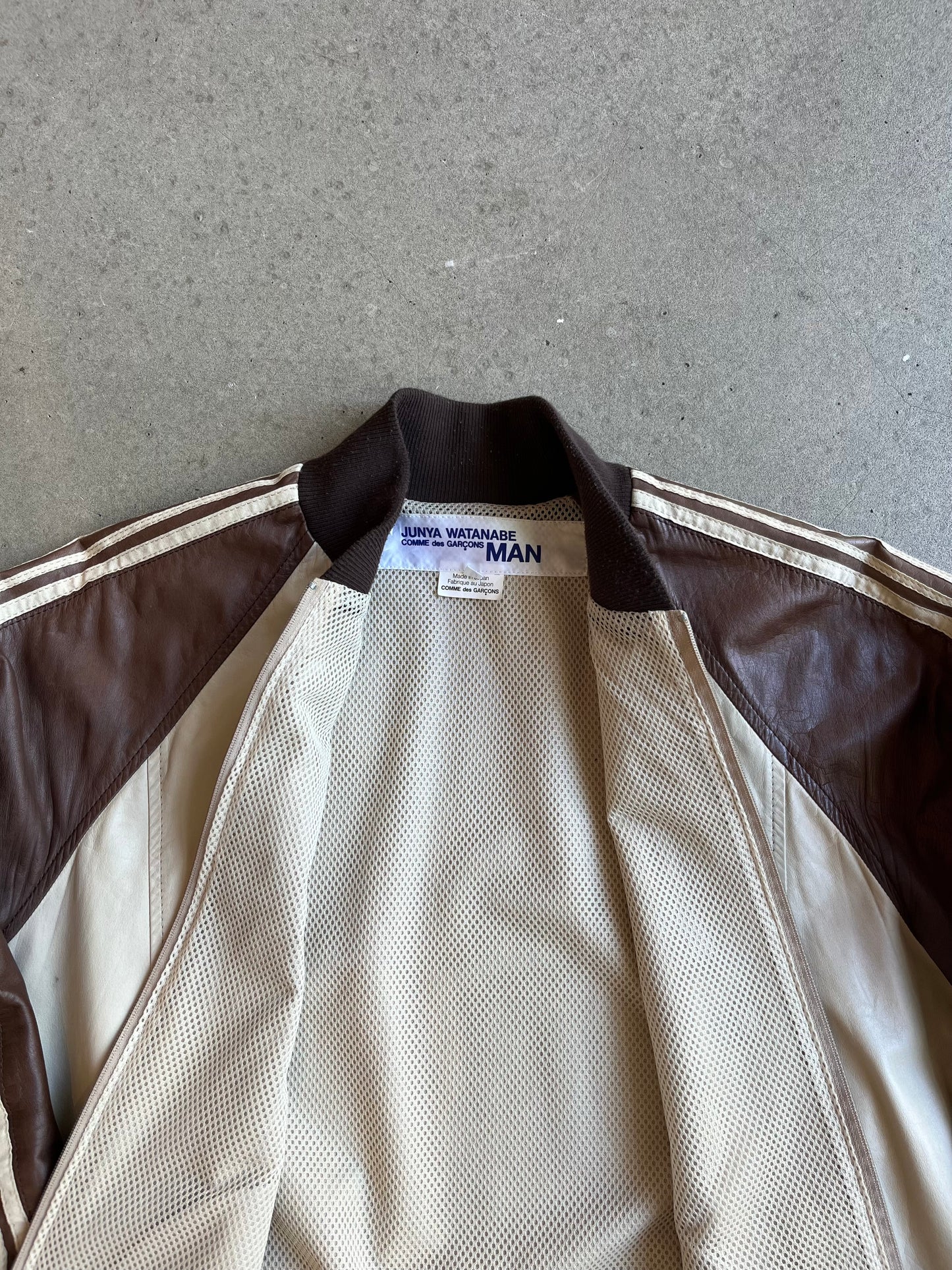 Junya Watanabe Comme Des Garcon Leather Bomber L