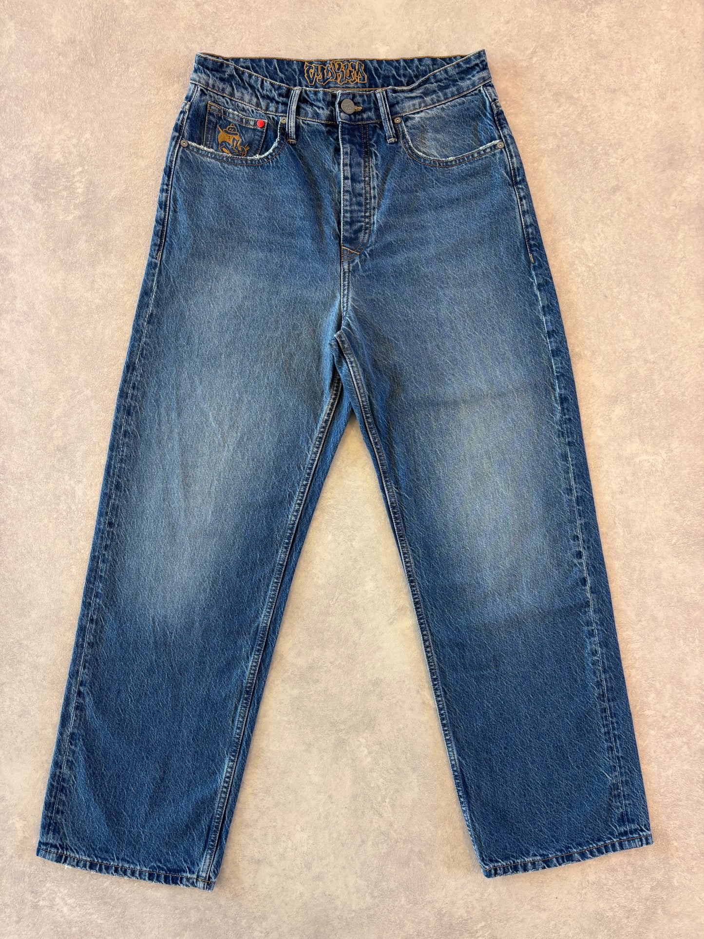 Mokum Clothing 1016LR Original Baggy Jeans - Blue
