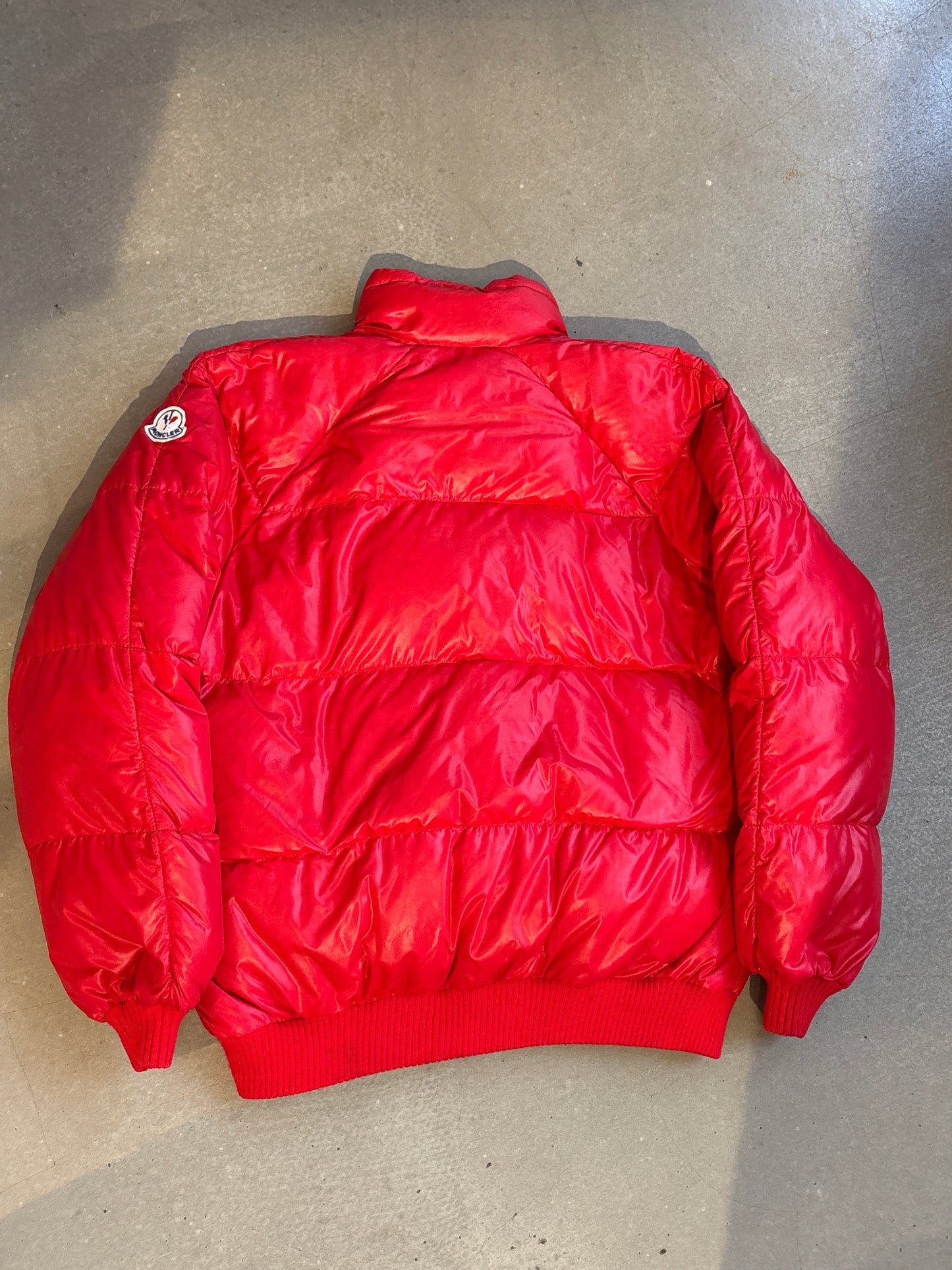 Moncler Reversible Puffer Jacket Red/Grey XL