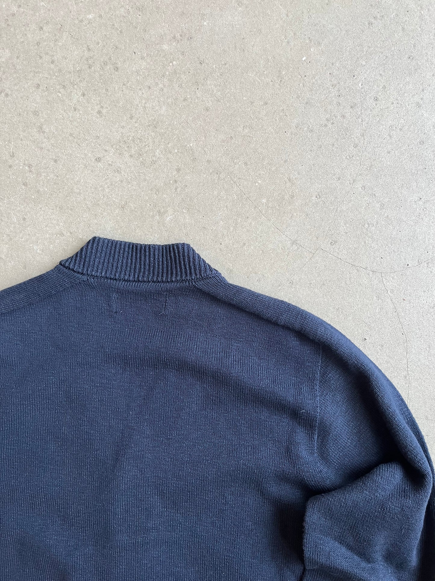 Stone Island Knitted Cardigan Navy Medium