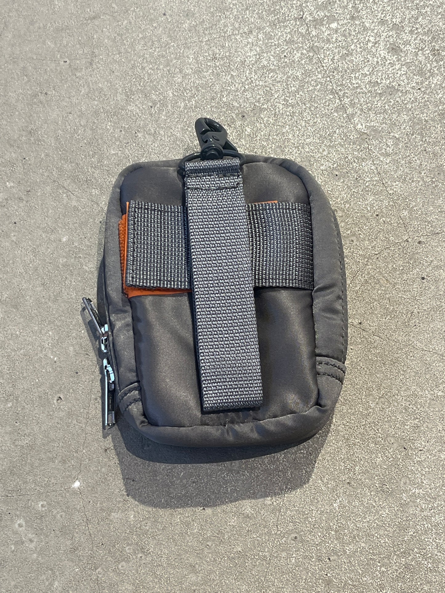 Porter Logo Mini Pouch Grey