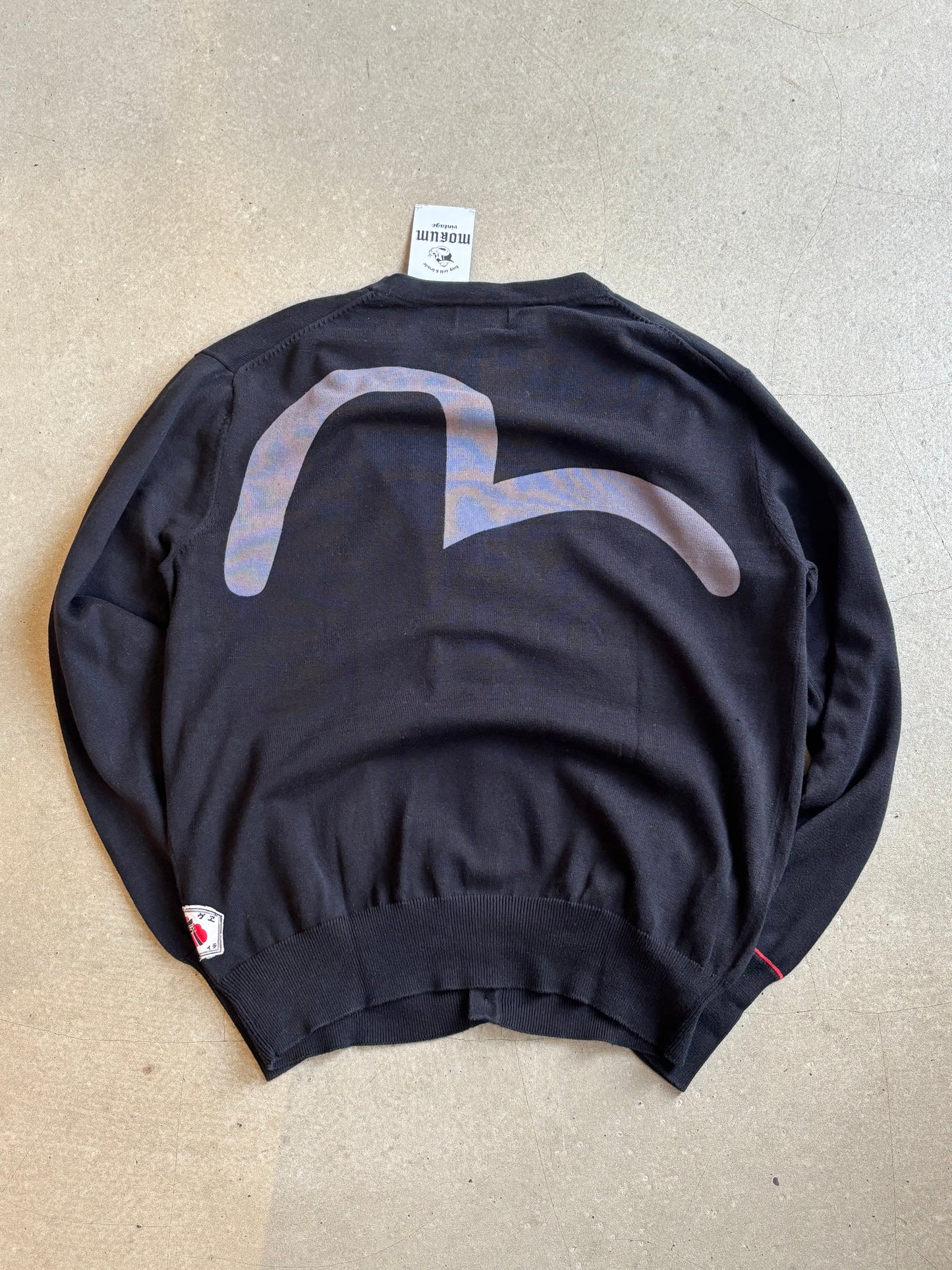Evisu Genes Backlogo Cardigan Black XL