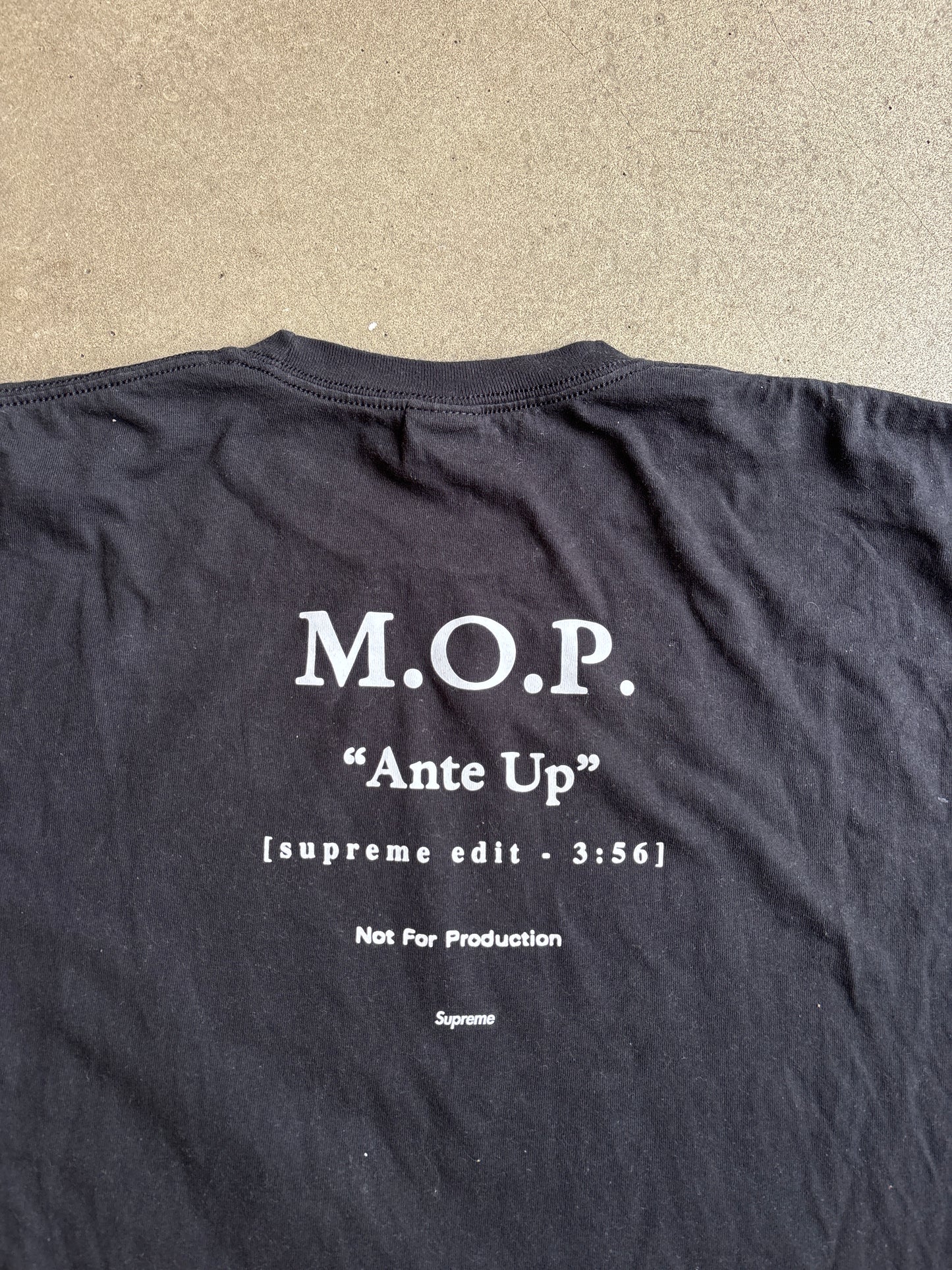 Supreme M.O.P Tee Black XXL