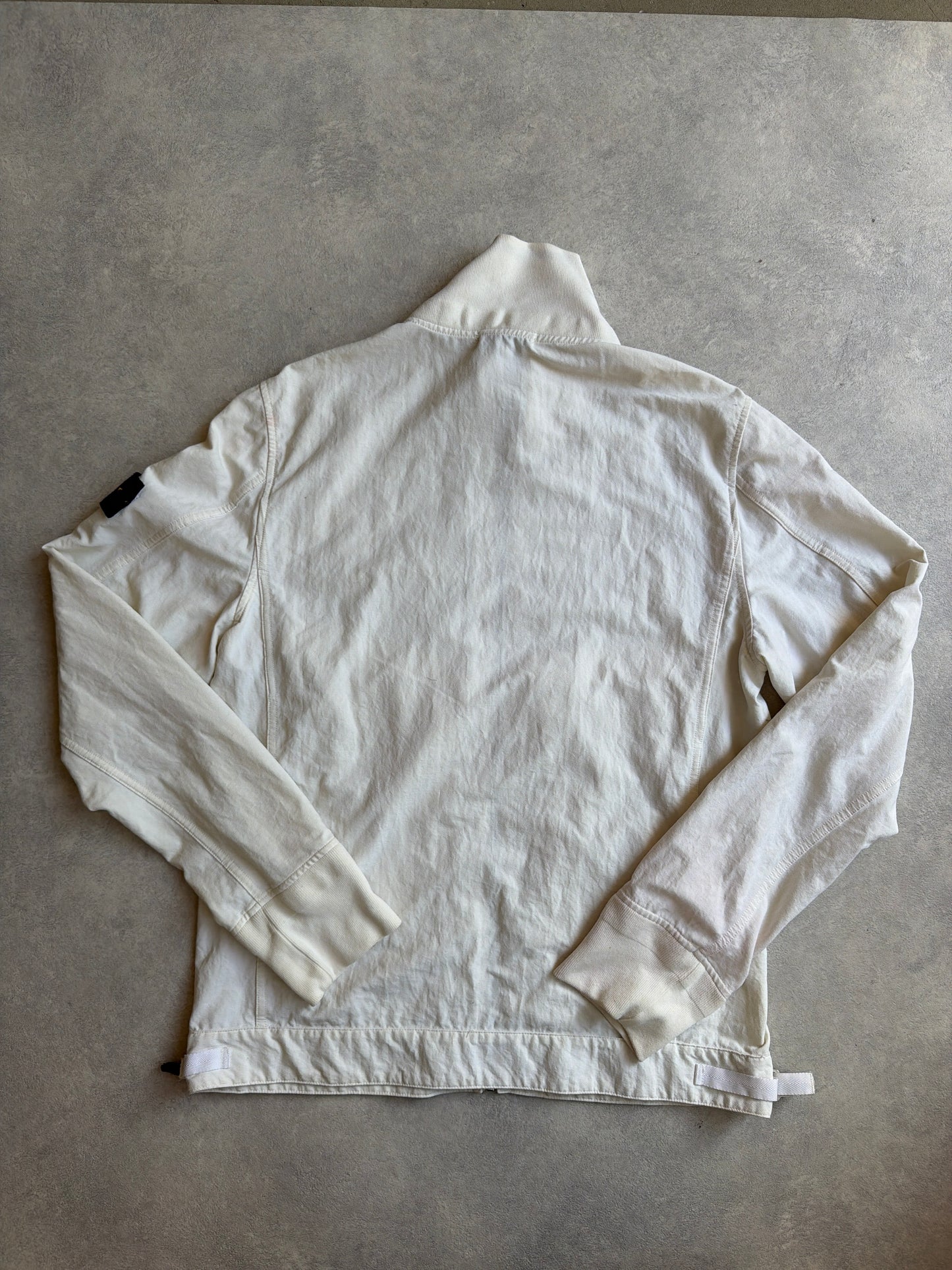 Stone Island Garment -Dyed Utility White/Beige Jacket XL