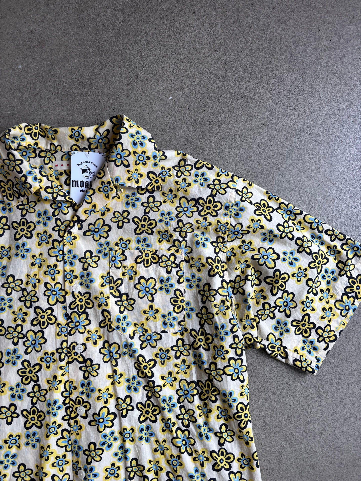 Uniqlo x Marni Floral Shirt Yellow Medium