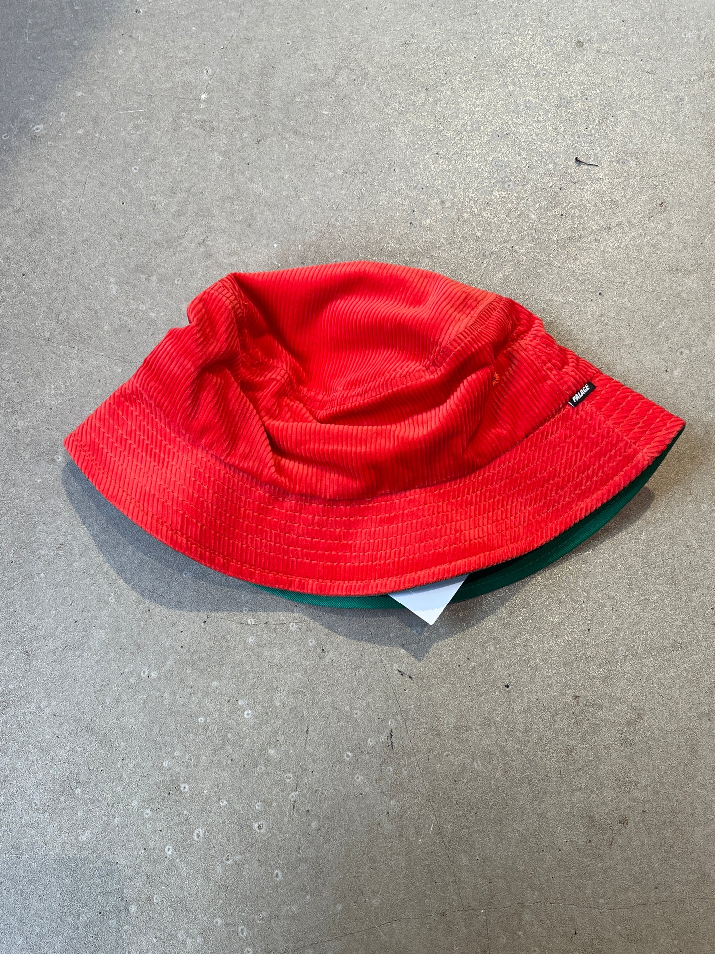 Palace P Corduroy Bucket Red