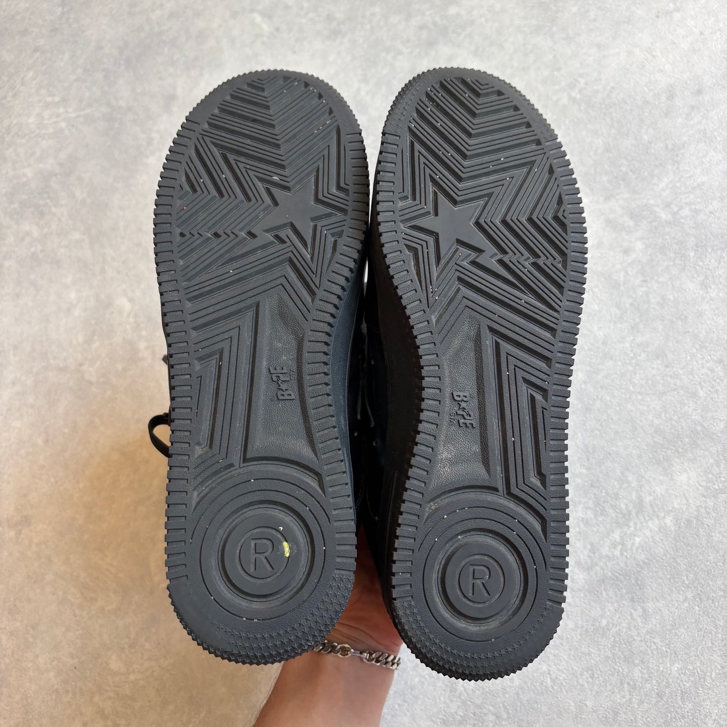 Bapesta Quilt Tassel Black 45