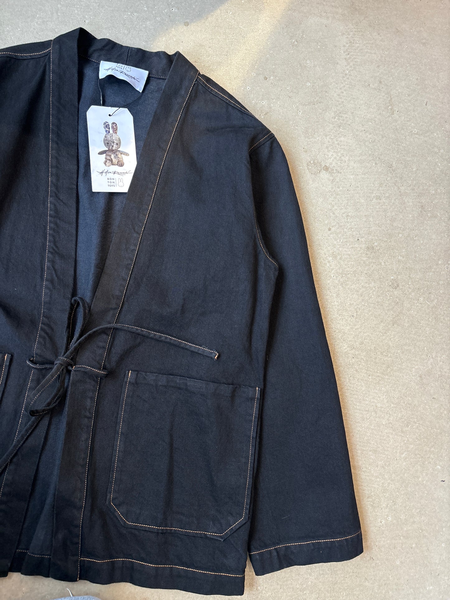 Atelier Reservé x Miffy Denim Kimono Black Denim