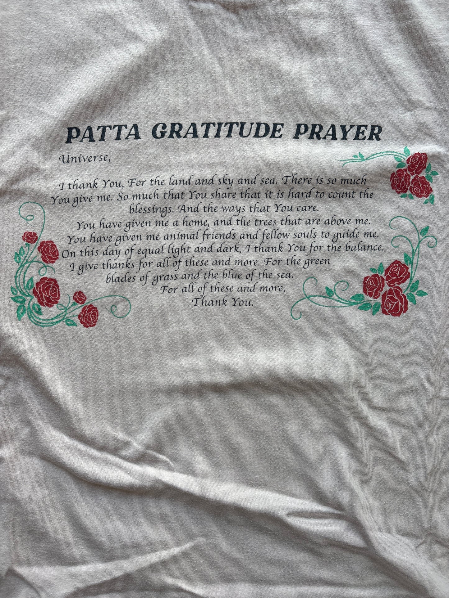 Patta Gratitude Prayer M